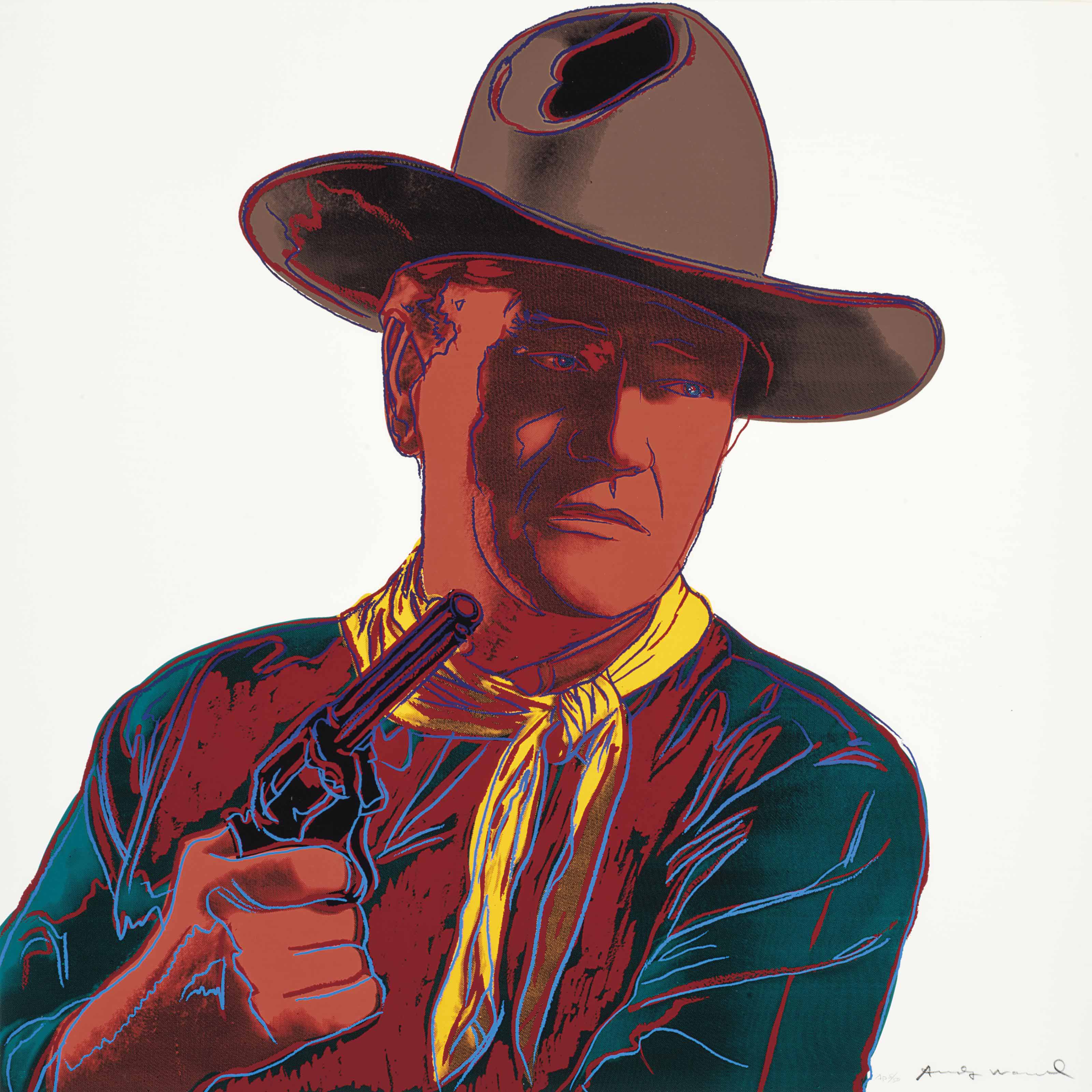 Andy Warhol — Джон Уэйн из "Ковбоев и индейцев" (F. & S. II.377)