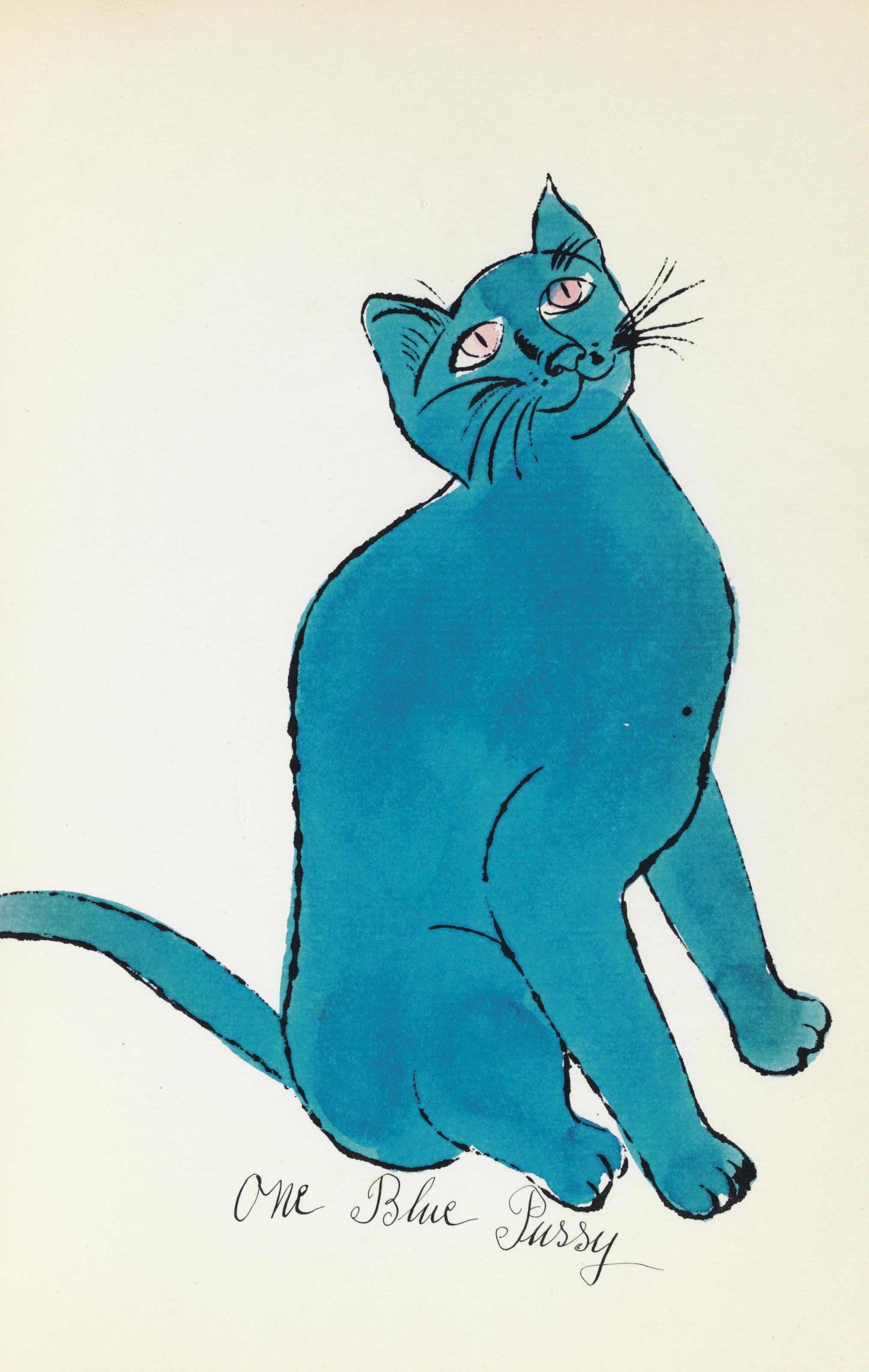 Andy Warhol — 25 кошек по имени Сэм и одна голубая киска, Энди Уорхол, Нью-Йорк, около 1954 года (Feldman & Schellman IV.52A-68A), изображение 3