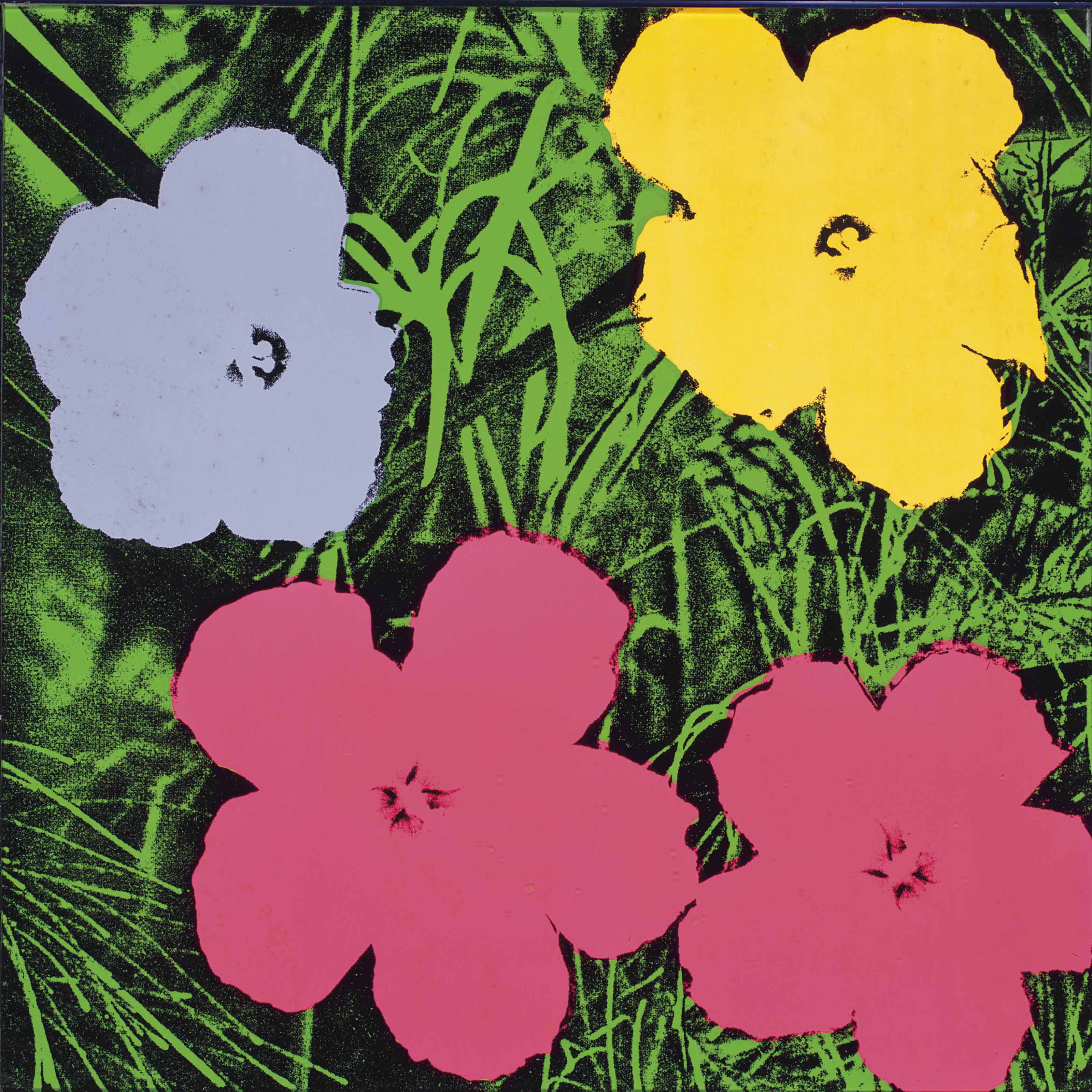 Andy Warhol — Цветы : одна тарелка (Feldmann & Schellmann II.73)