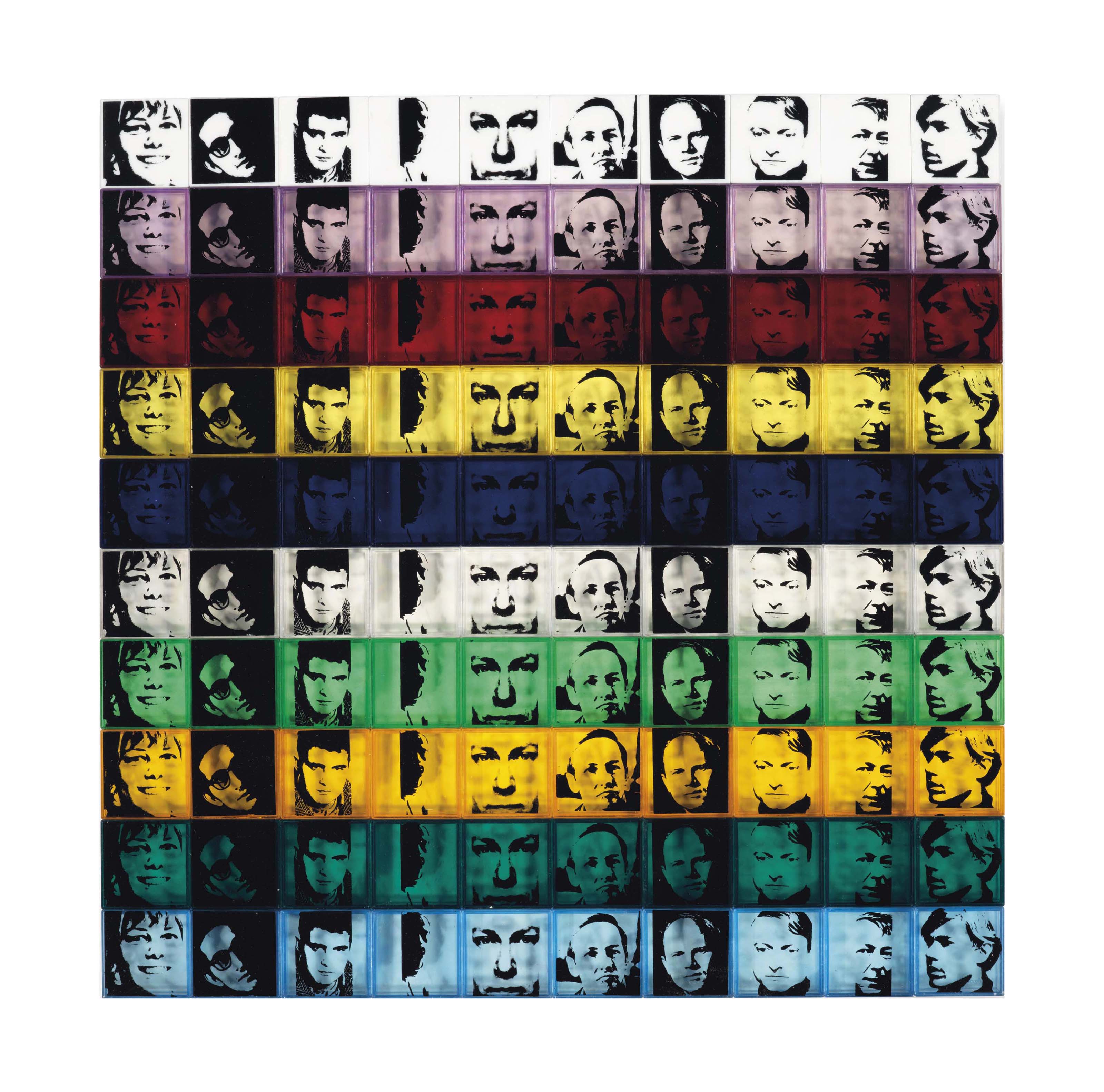 Andy Warhol — Портреты художников, из десяти, выполненных Лео Кастелли