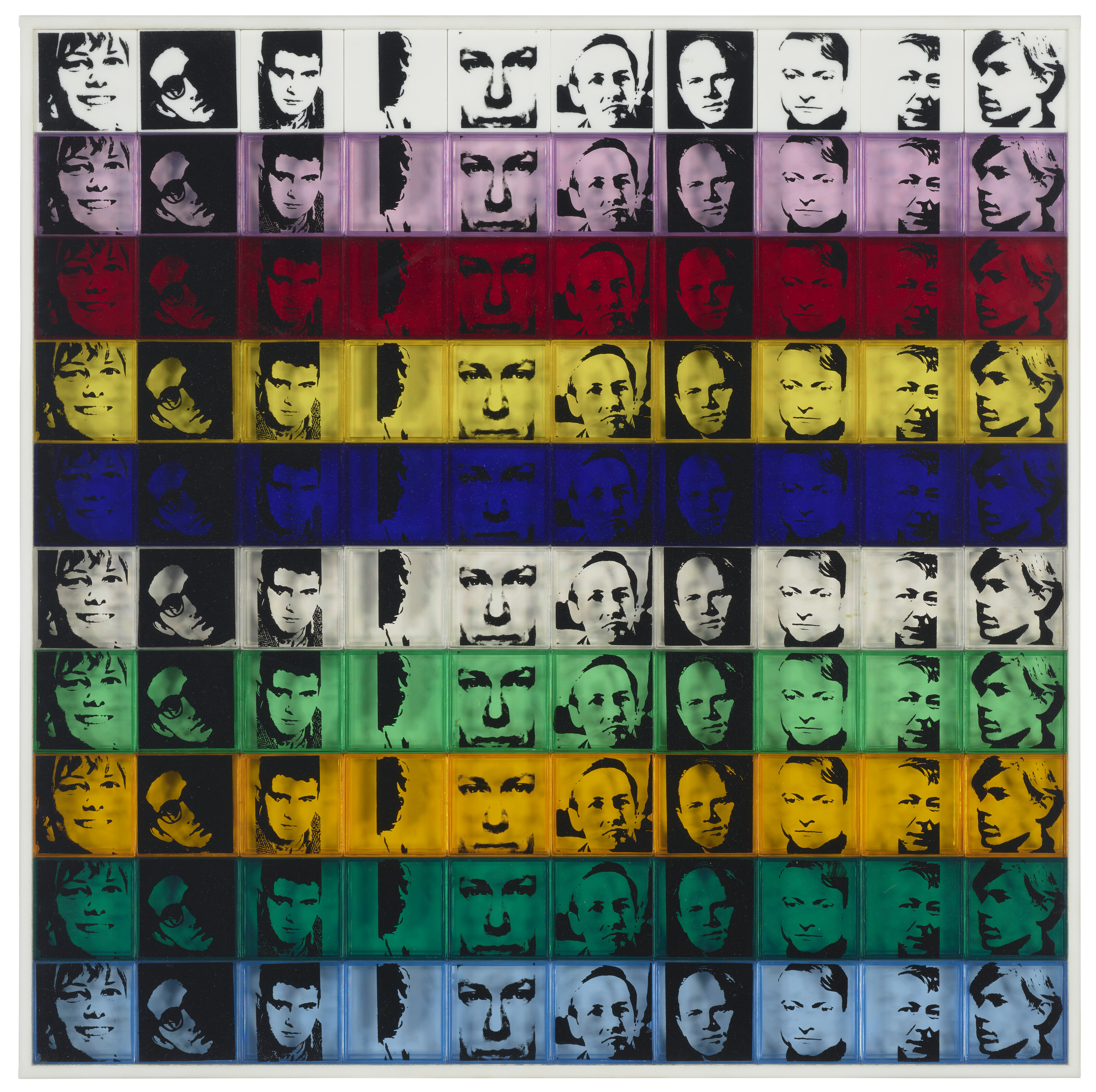 Andy Warhol — Портреты художников, из десяти, выполненных Лео Кастелли, изображение 2