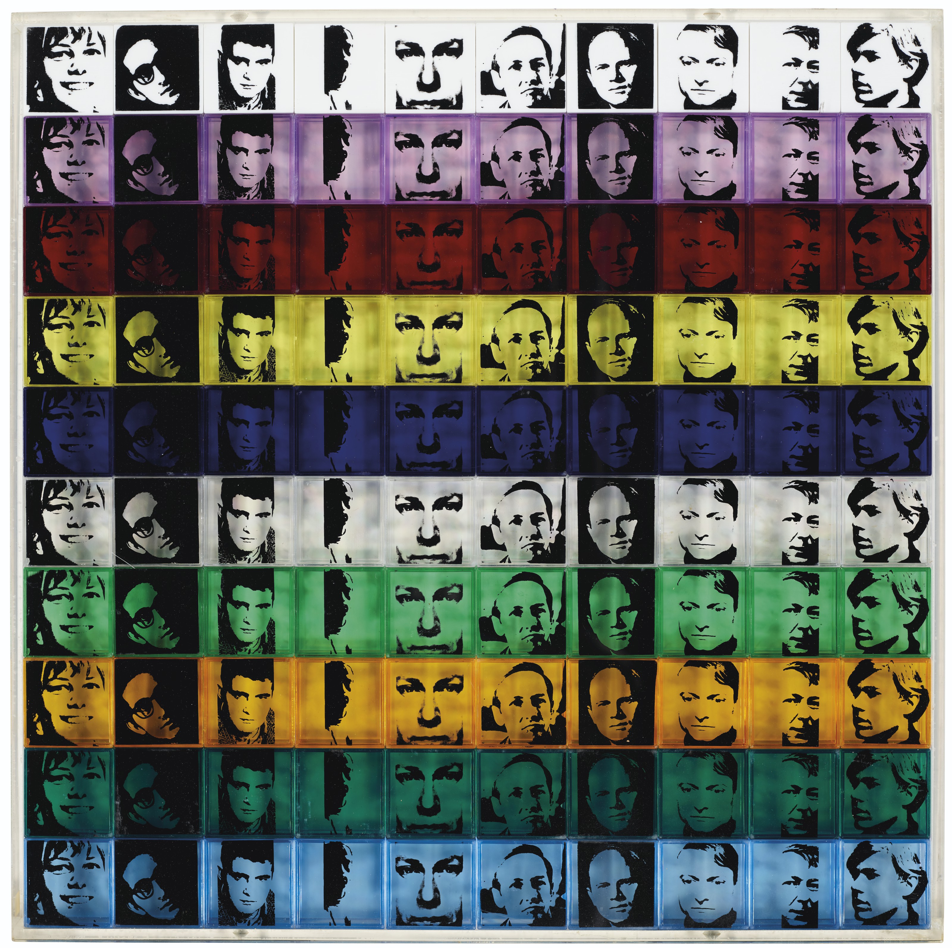 Andy Warhol — Портреты художников, из десяти, выполненных Лео Кастелли
