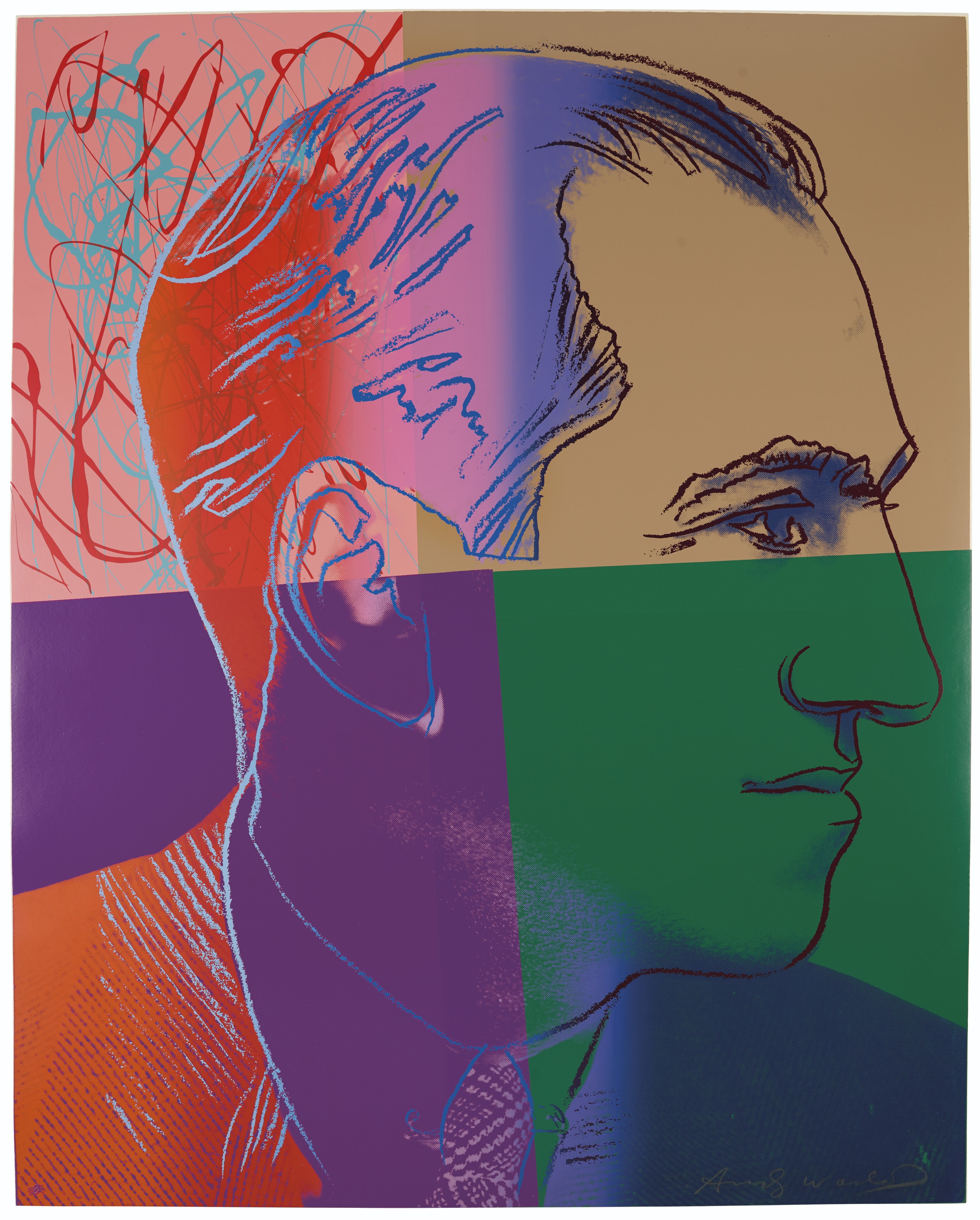 Andy Warhol — Джордж Гершвин из "Десяти портретов евреев двадцатого века"