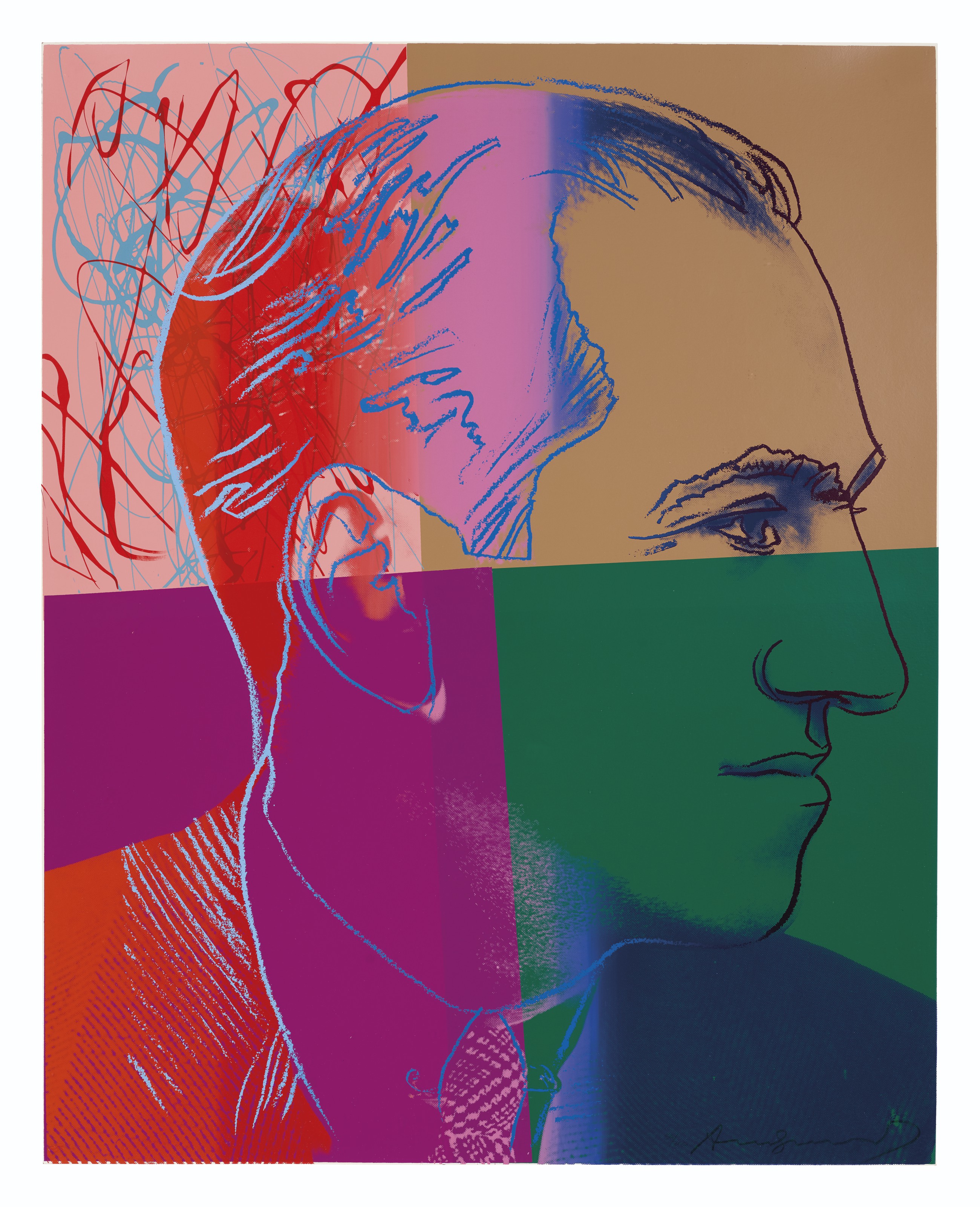 Andy Warhol — Джордж Гершвин из "Десяти портретов евреев двадцатого века"