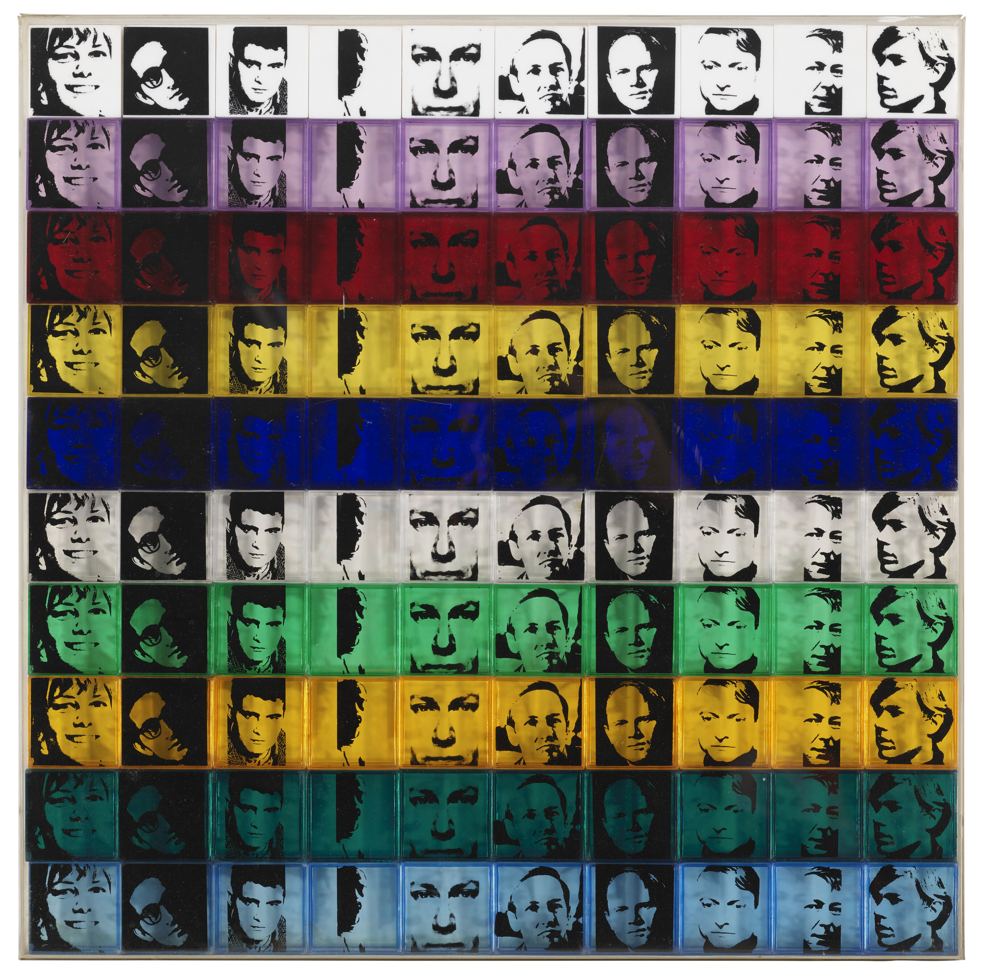 Andy Warhol — Портреты художников, из десяти, выполненных Лео Кастелли