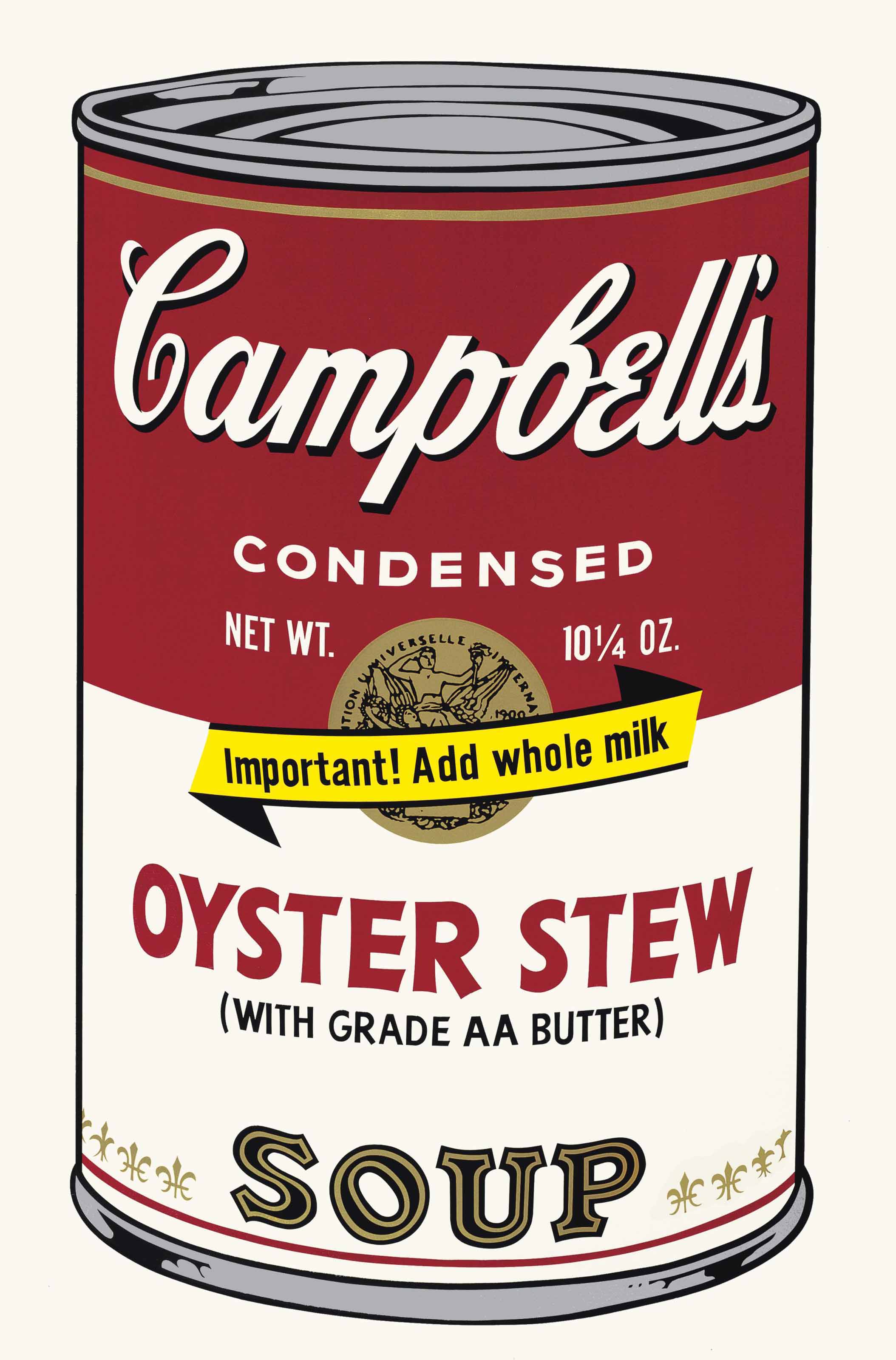 Andy Warhol — Рагу из устриц от Campbell's Soup II