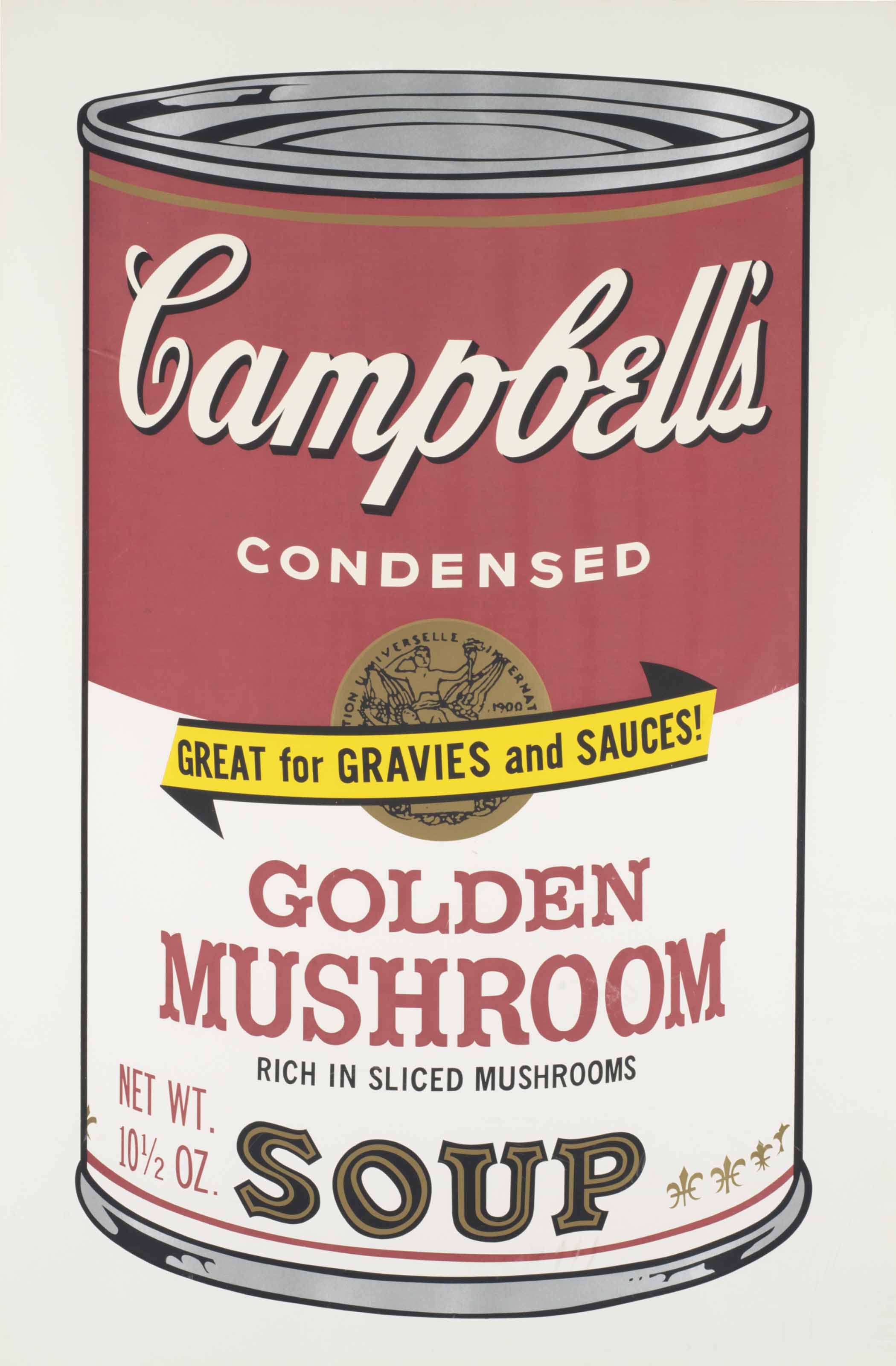 Andy Warhol — Золотистый гриб из супа Campbell's Soup II