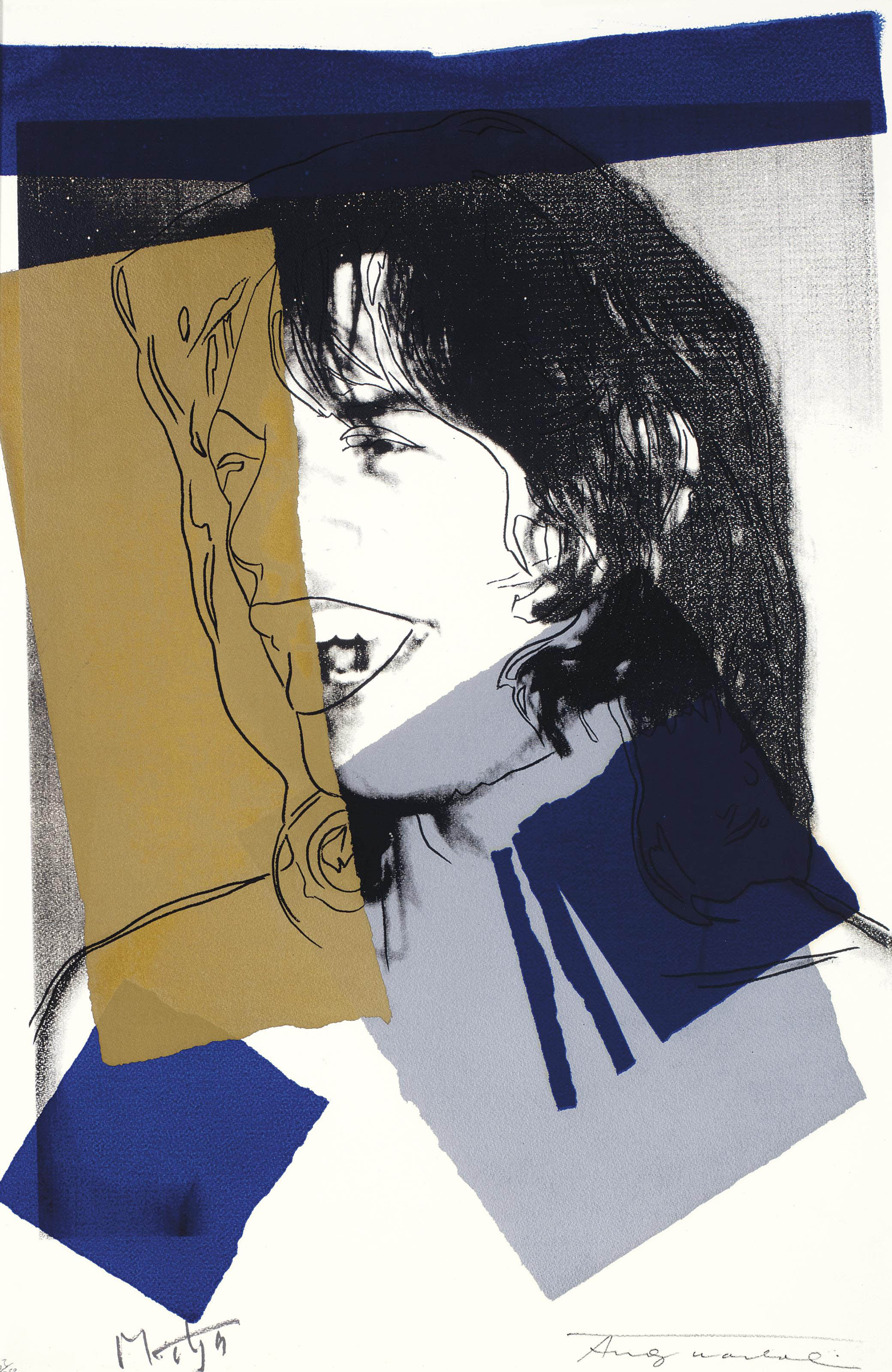 Andy Warhol — Мик Джаггер : одна пластинка (F. & S. II.142)