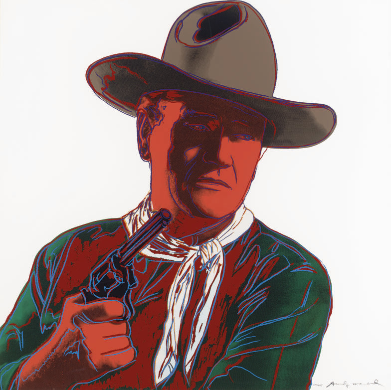 Andy Warhol — Джон Уэйн из "Ковбоев и индейцев" (F. & S. II.377)