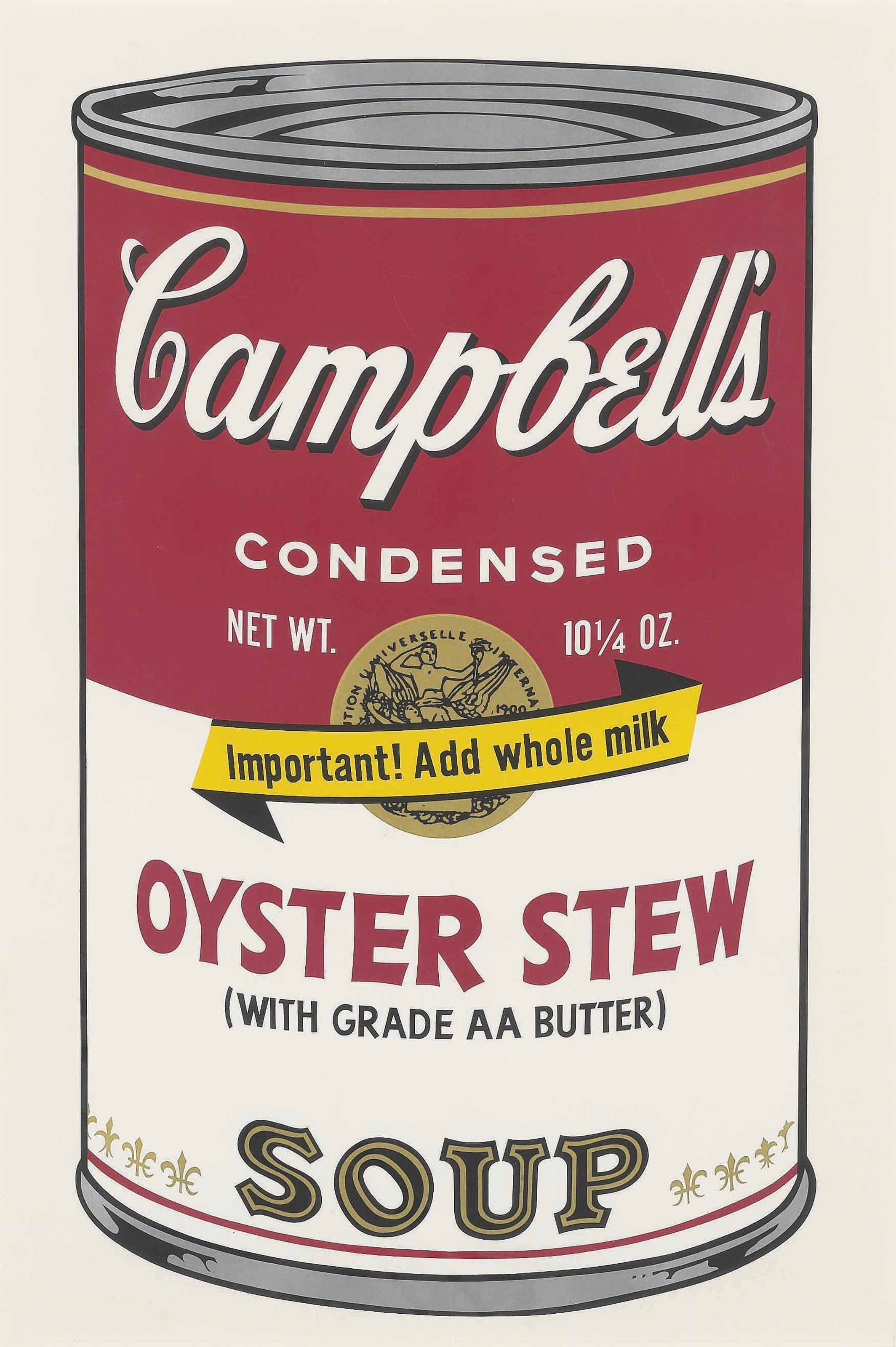 Andy Warhol — Рагу из устриц, от: Campbell's Soup II