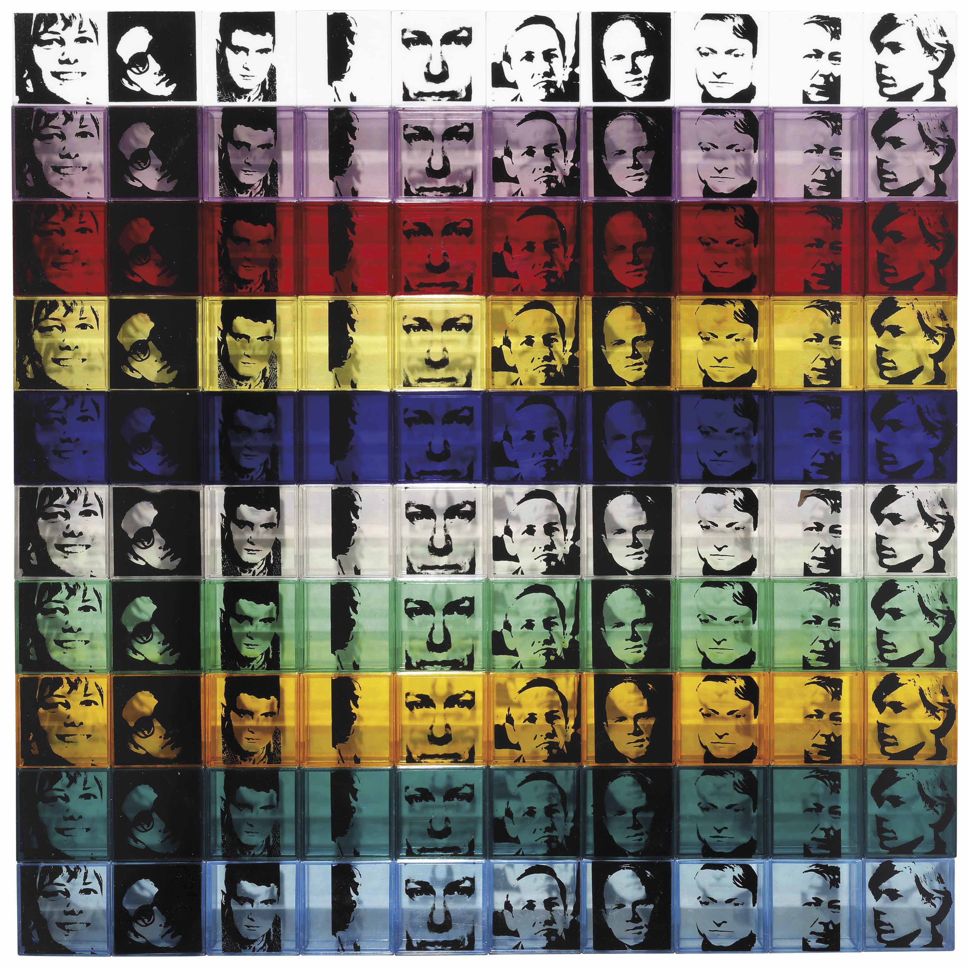 Andy Warhol — Портреты художников, из десяти, выполненных Лео Кастелли
