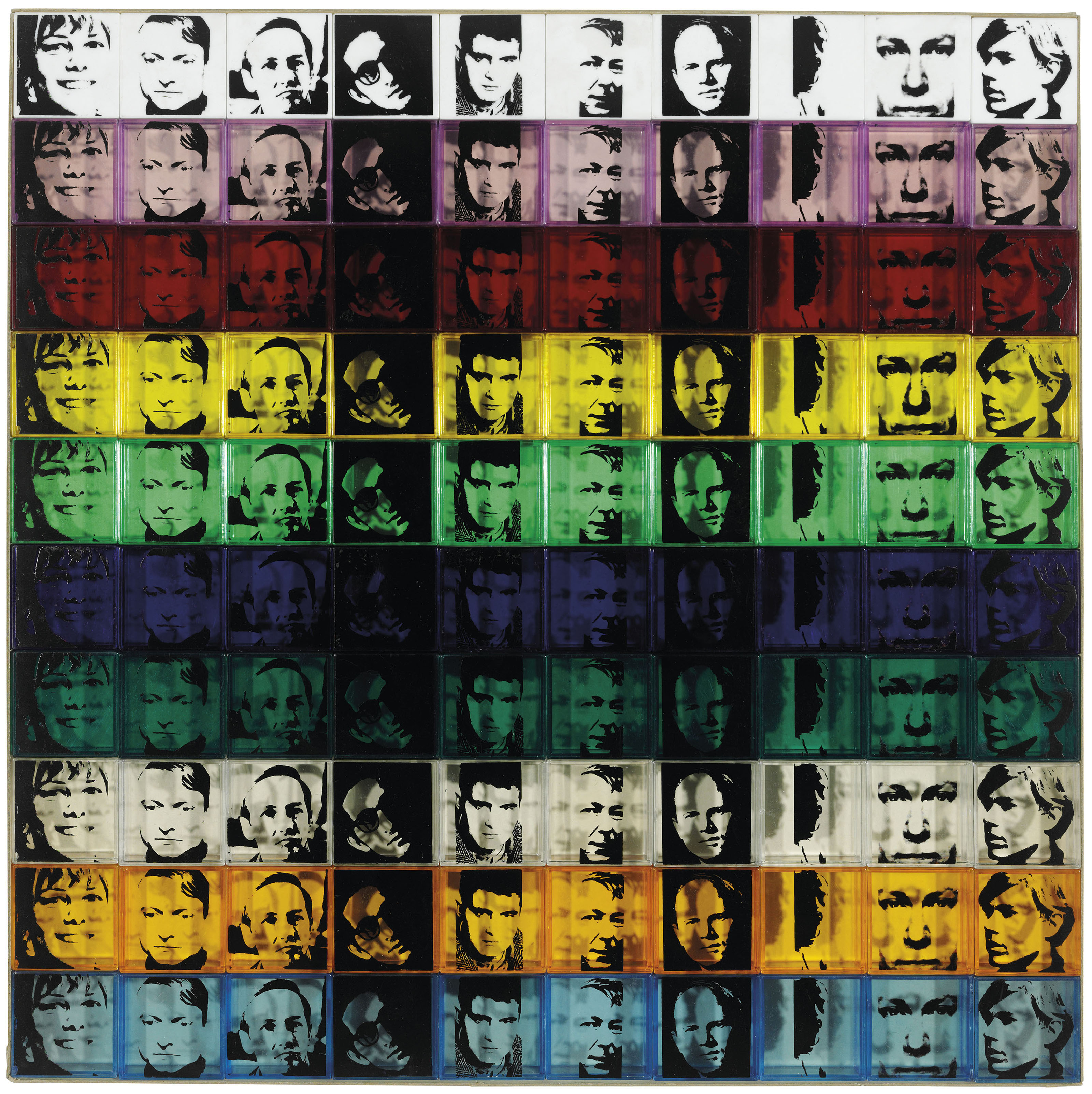 Andy Warhol — Портреты художников, от: Десять от Лео Кастелли