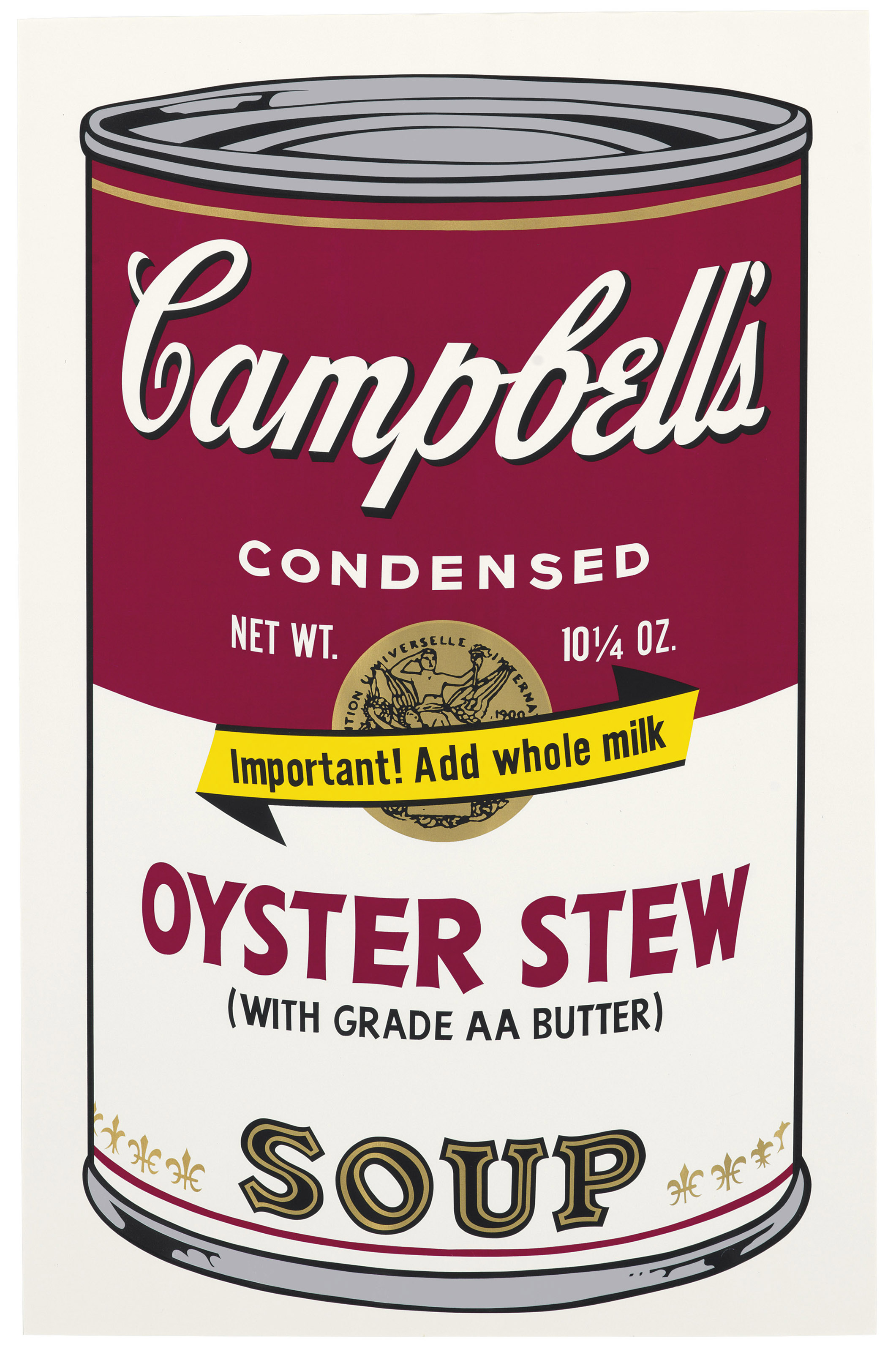 Andy Warhol — Рагу из устриц от Campbell's Soup II