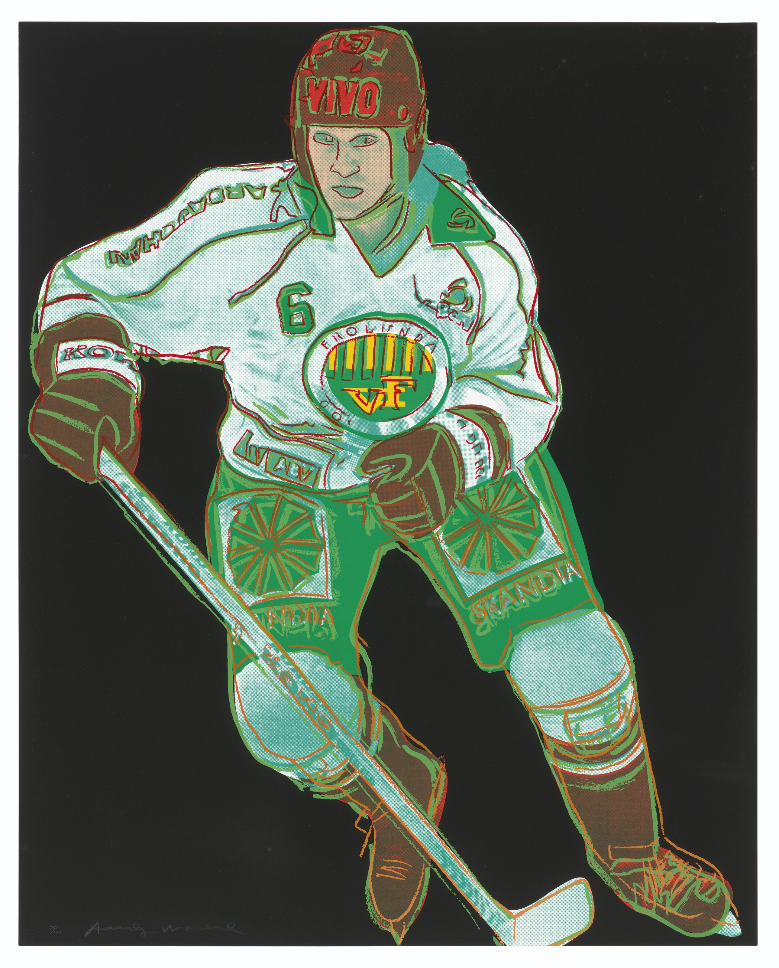 Andy Warhol — Хоккеист из Фролунды