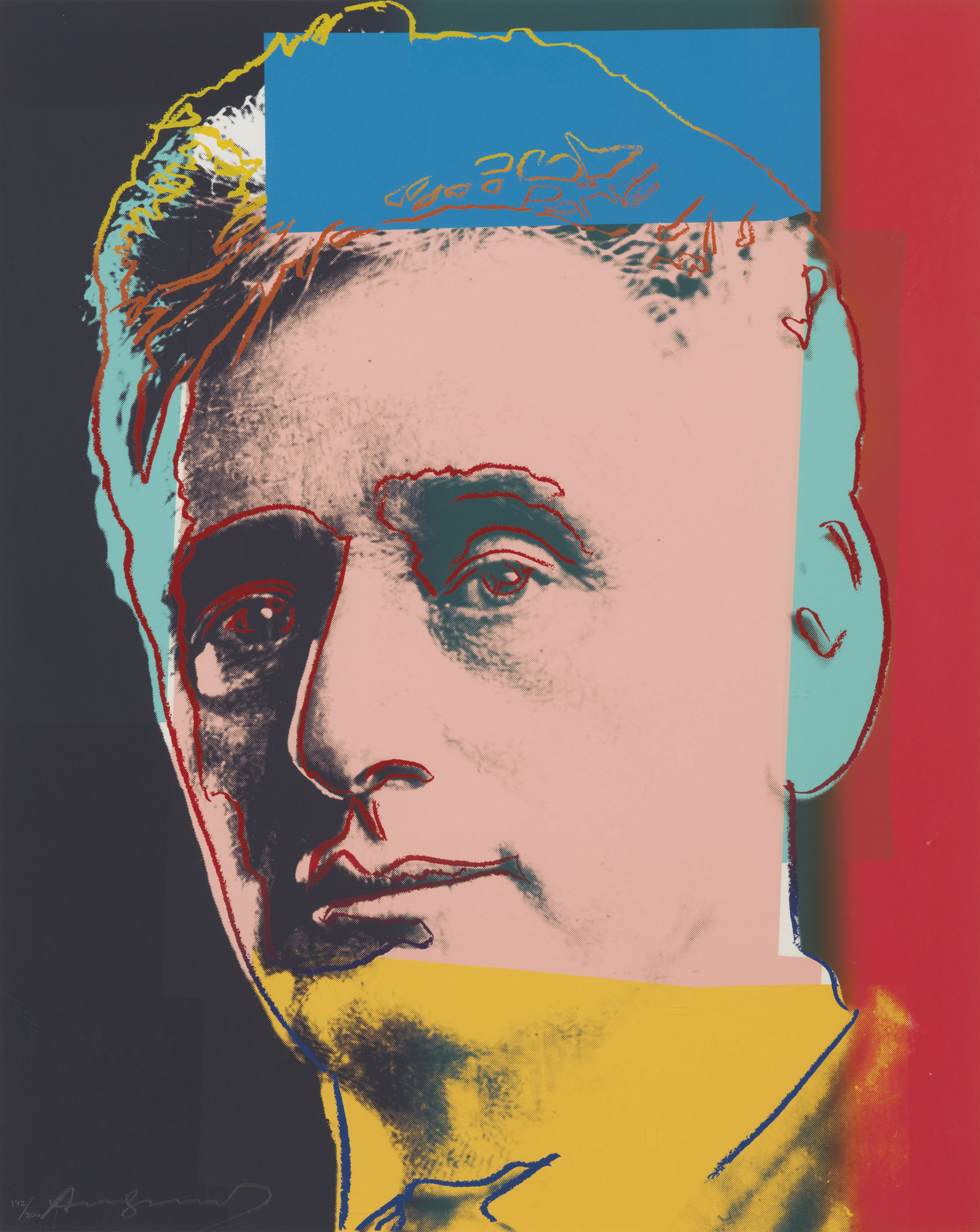 Andy Warhol — Луис Брандейс из "Десяти портретов евреев двадцатого века"