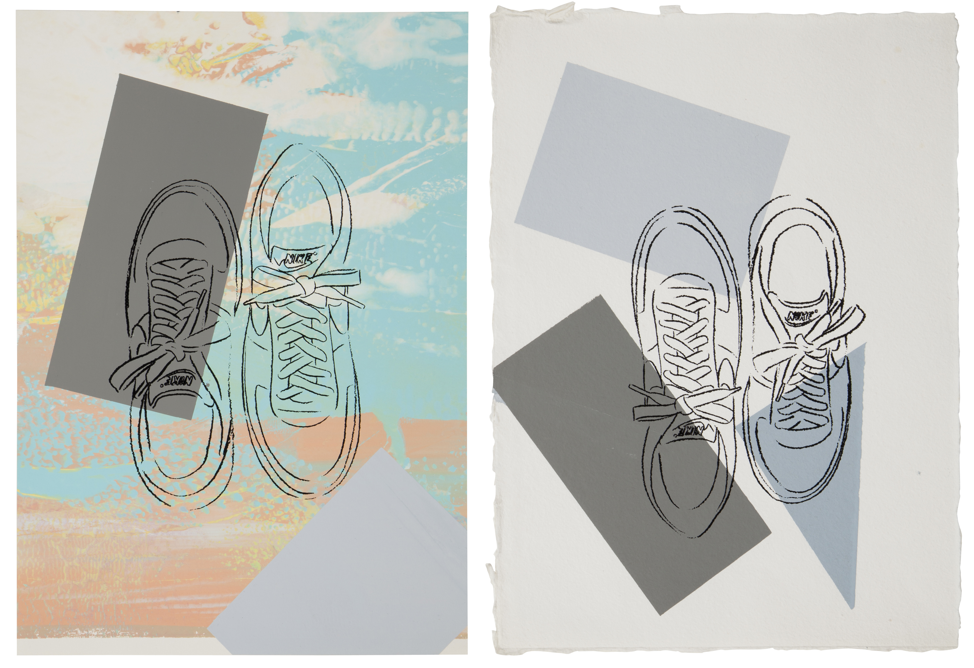 Andy Warhol — Кроссовки Nike, представляющие Питера Мура (F. & S. IIIB.36)