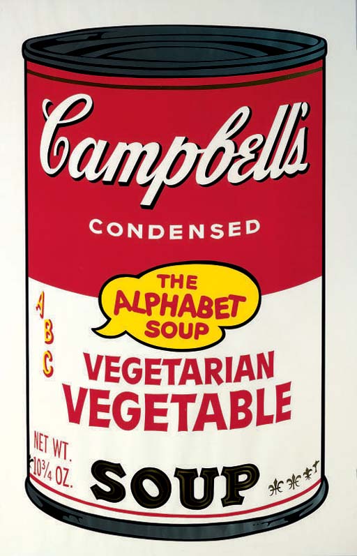 Andy Warhol — Вегетарианский овощной суп Campbell's Soup II (F. & S. II.56)