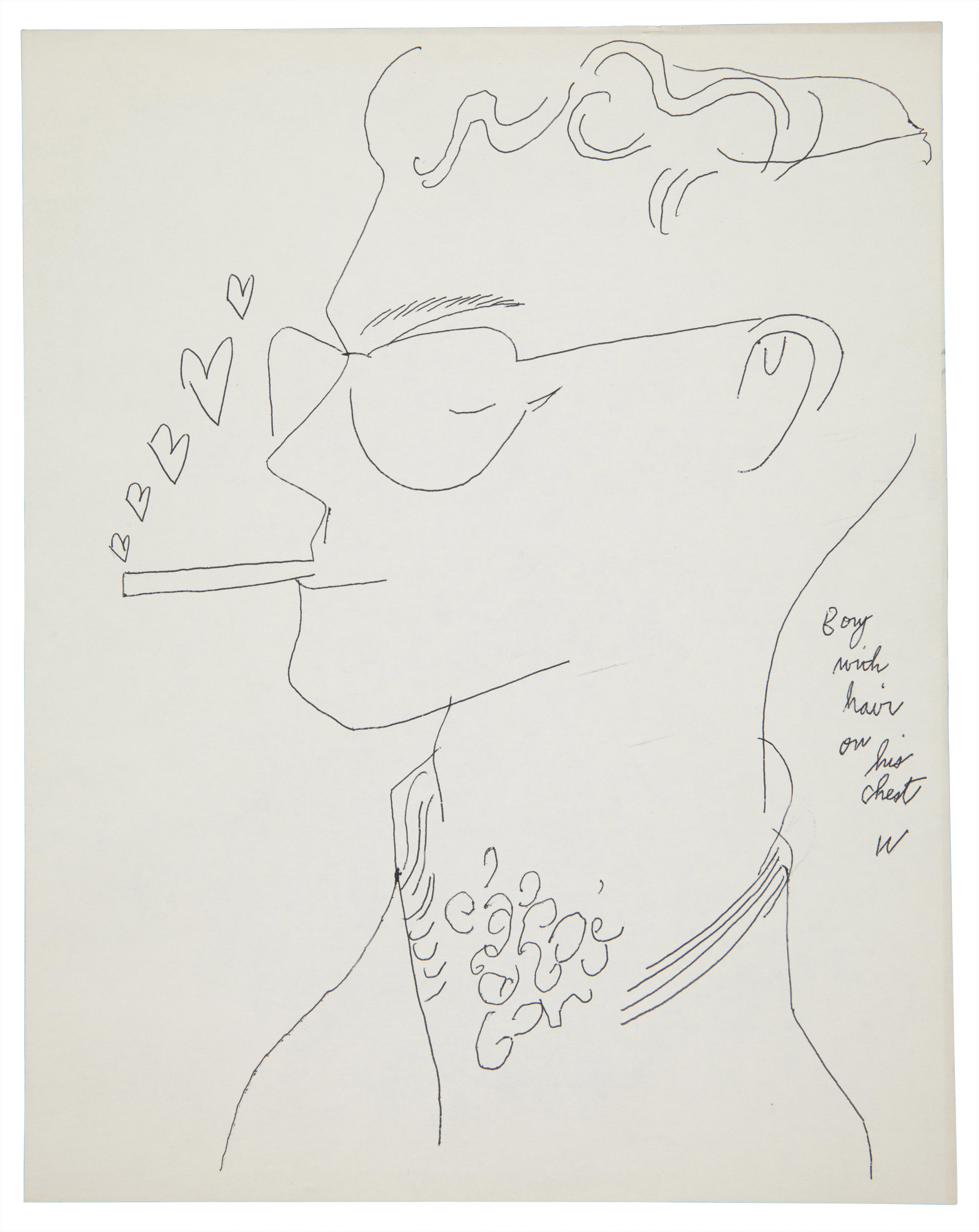 Andy Warhol — Мальчик с волосами на груди