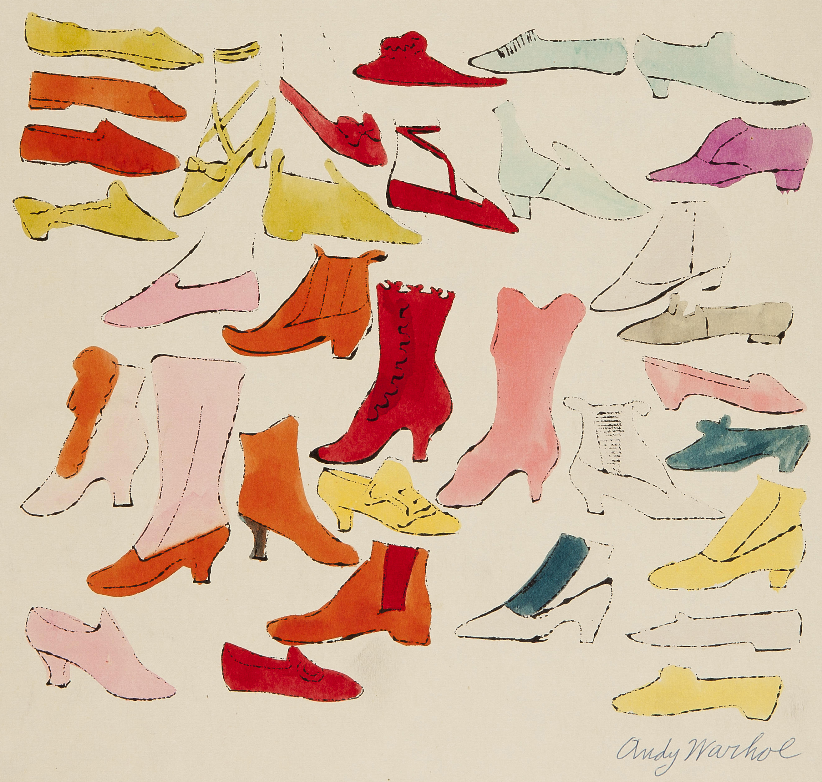 Andy Warhol — Для исследования качества обуви (см. F. & S. IV69B-84B)