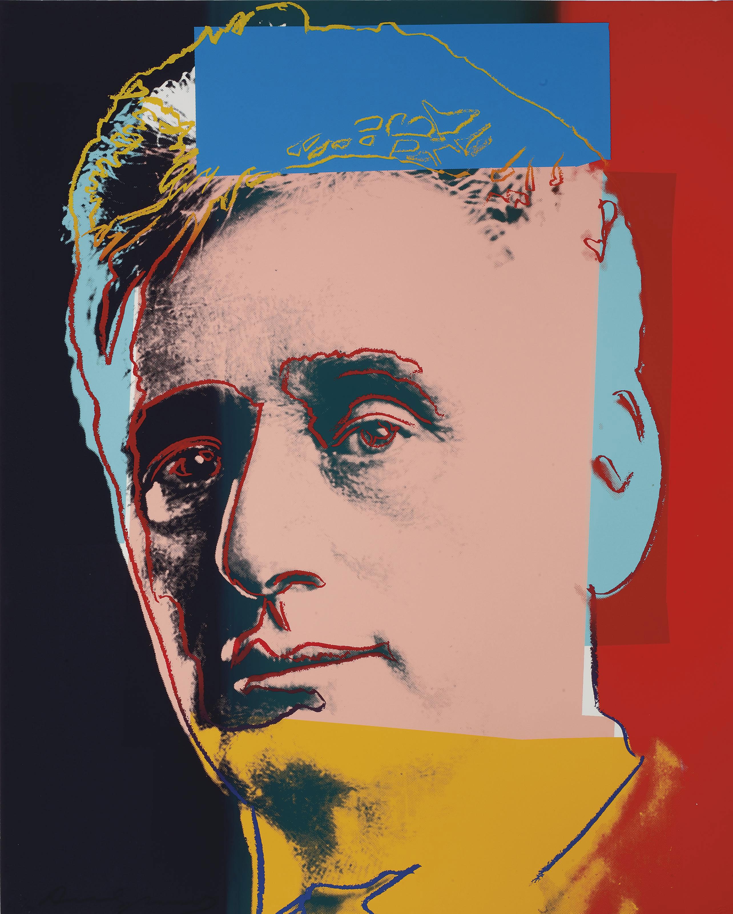Andy Warhol — Луис Брандейс, из "Десяти портретов евреев двадцатого века" (F. & S. II.230)