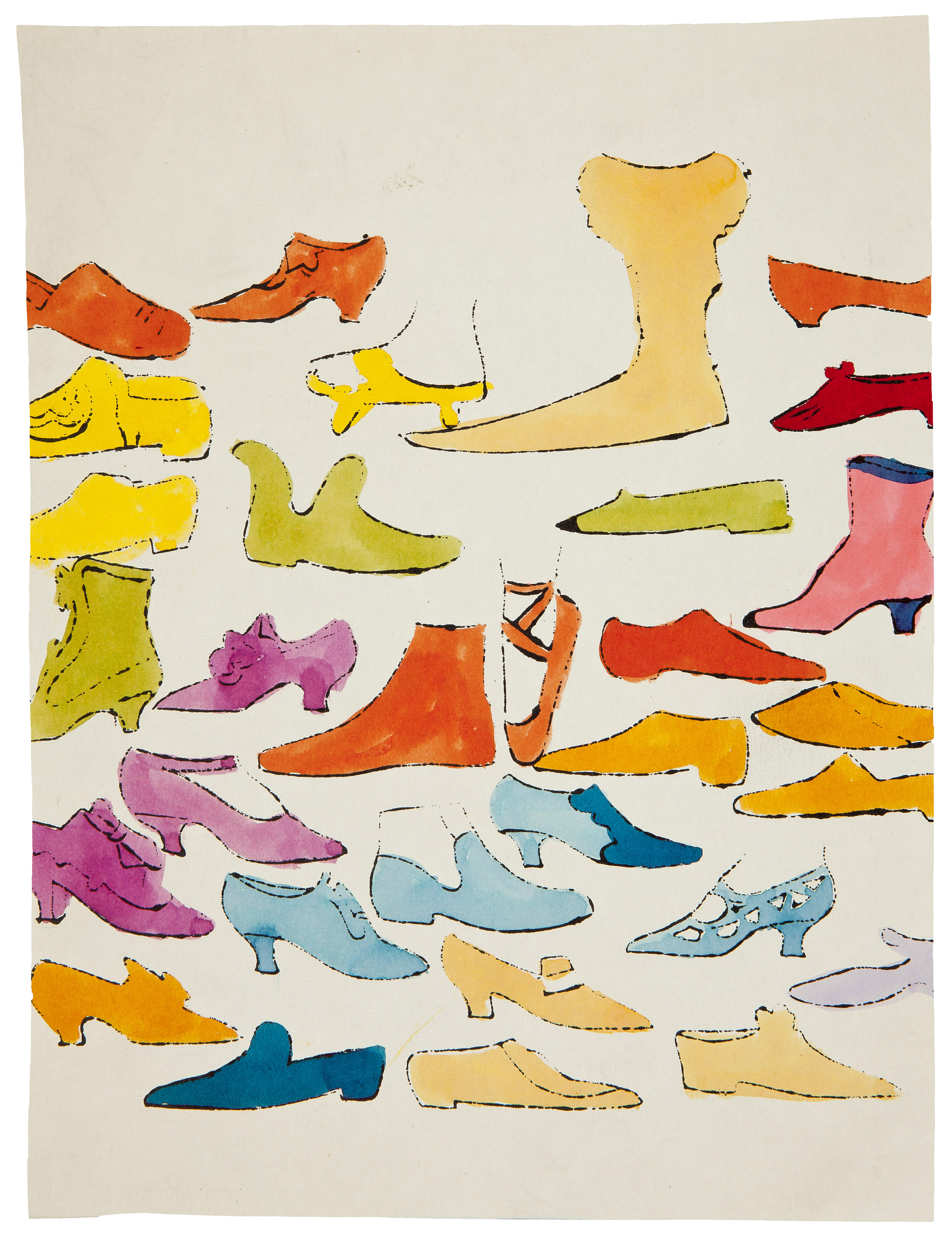 Andy Warhol — Для исследования качества обуви (см. F. & S. IV69B-84B)