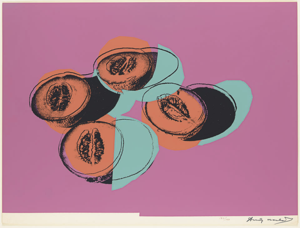 Andy Warhol — Канталупы II, из серии "Космические фрукты: натюрморты" (F. & S. II.198)