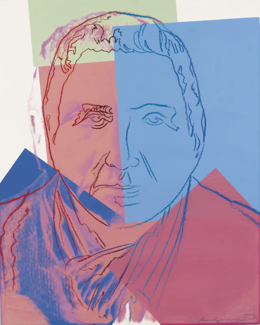 Andy Warhol — Гертруда Стайн, из "Десяти портретов евреев двадцатого века" (F. & S. 227)