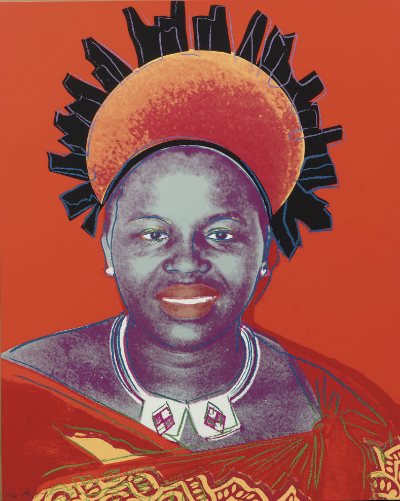 Andy Warhol — Королева Нтомби Твала, из царствующих королев (F. & S. II.349A)