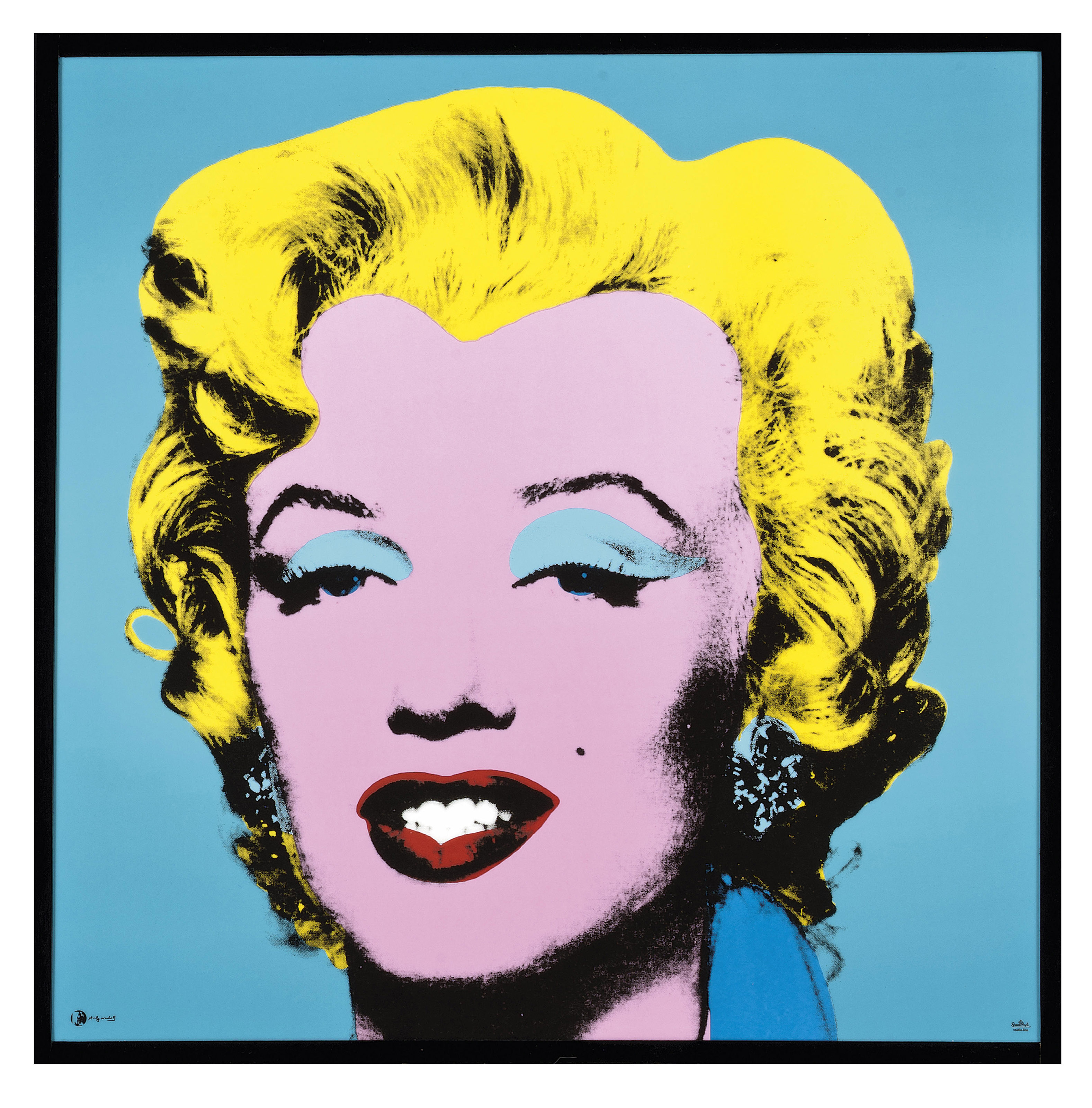 Andy Warhol — Мэрилин: Розовый и бирюзовый