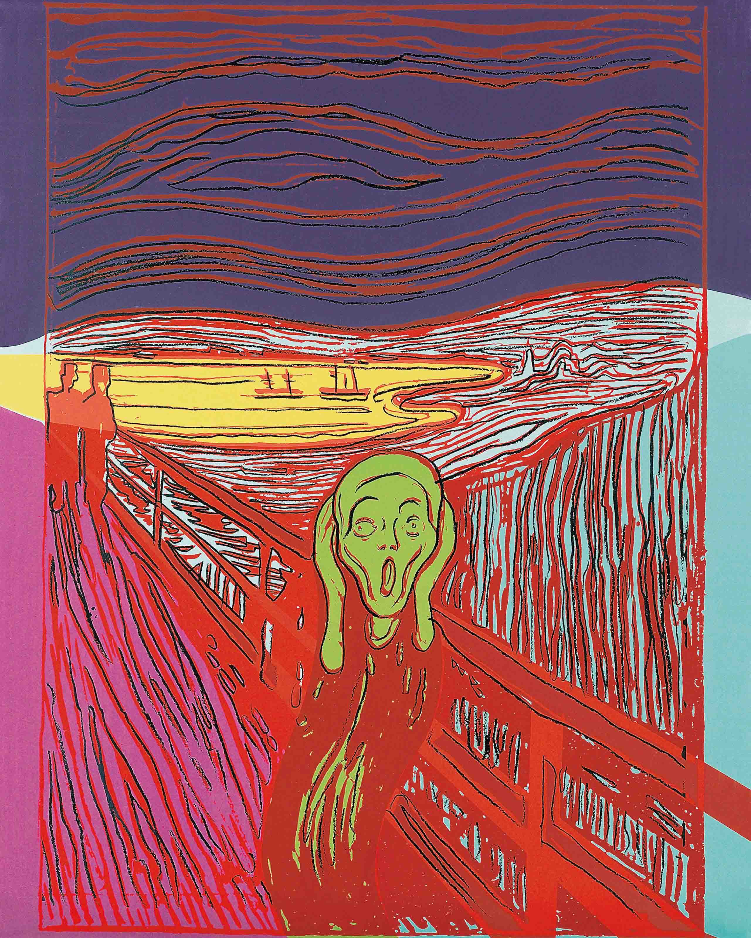 Andy Warhol — "Крик" (по Мунку) (Ф. И.О. III.58)