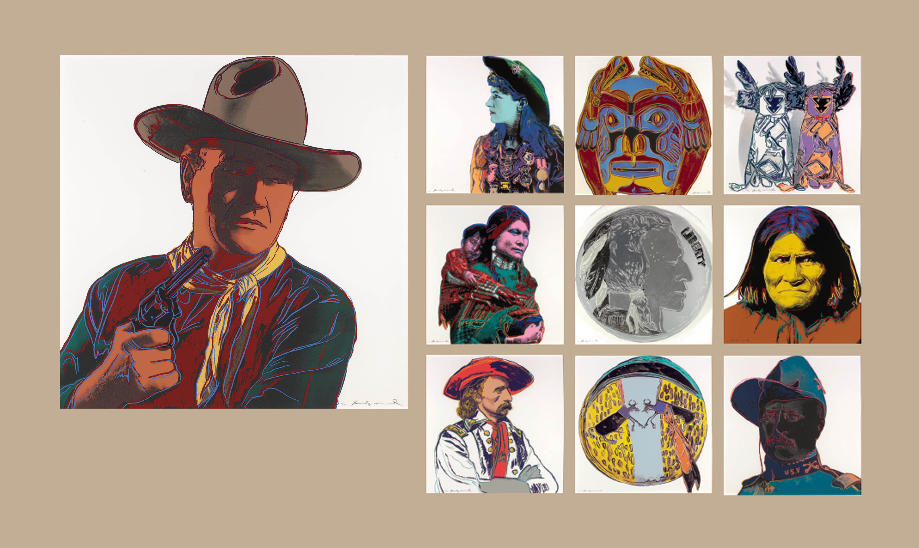 Andy Warhol — Ковбои и индейцы (F. & S. II.377-386)