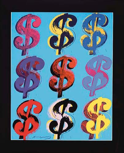 Andy Warhol — $ (9) (F. & S. II A.285-286)