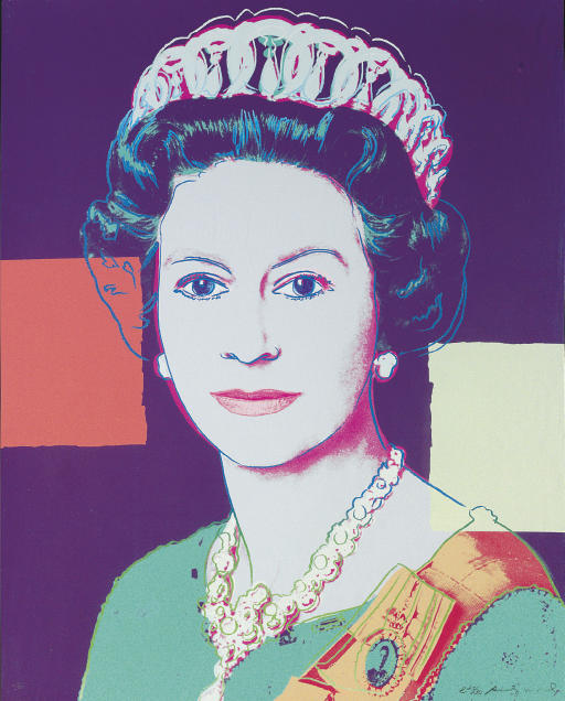 Andy Warhol — Королева Елизавета II, от правящих королев (F. & S. IIA.335)