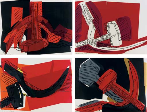 Andy Warhol — Серп и молот (F. & S. II.161-164)