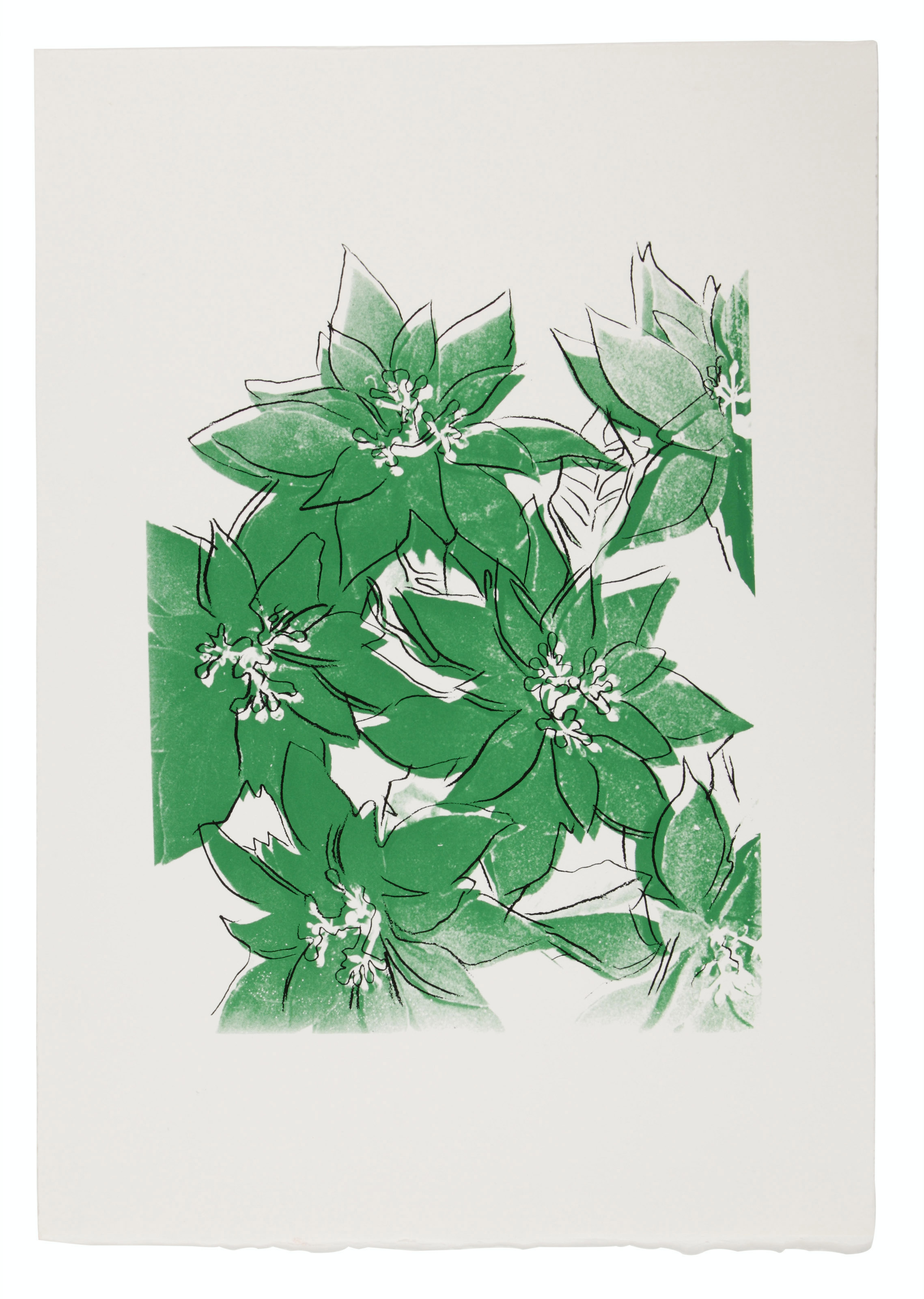 Andy Warhol — Пуансеттии (см. F. & S. IIIA.51)