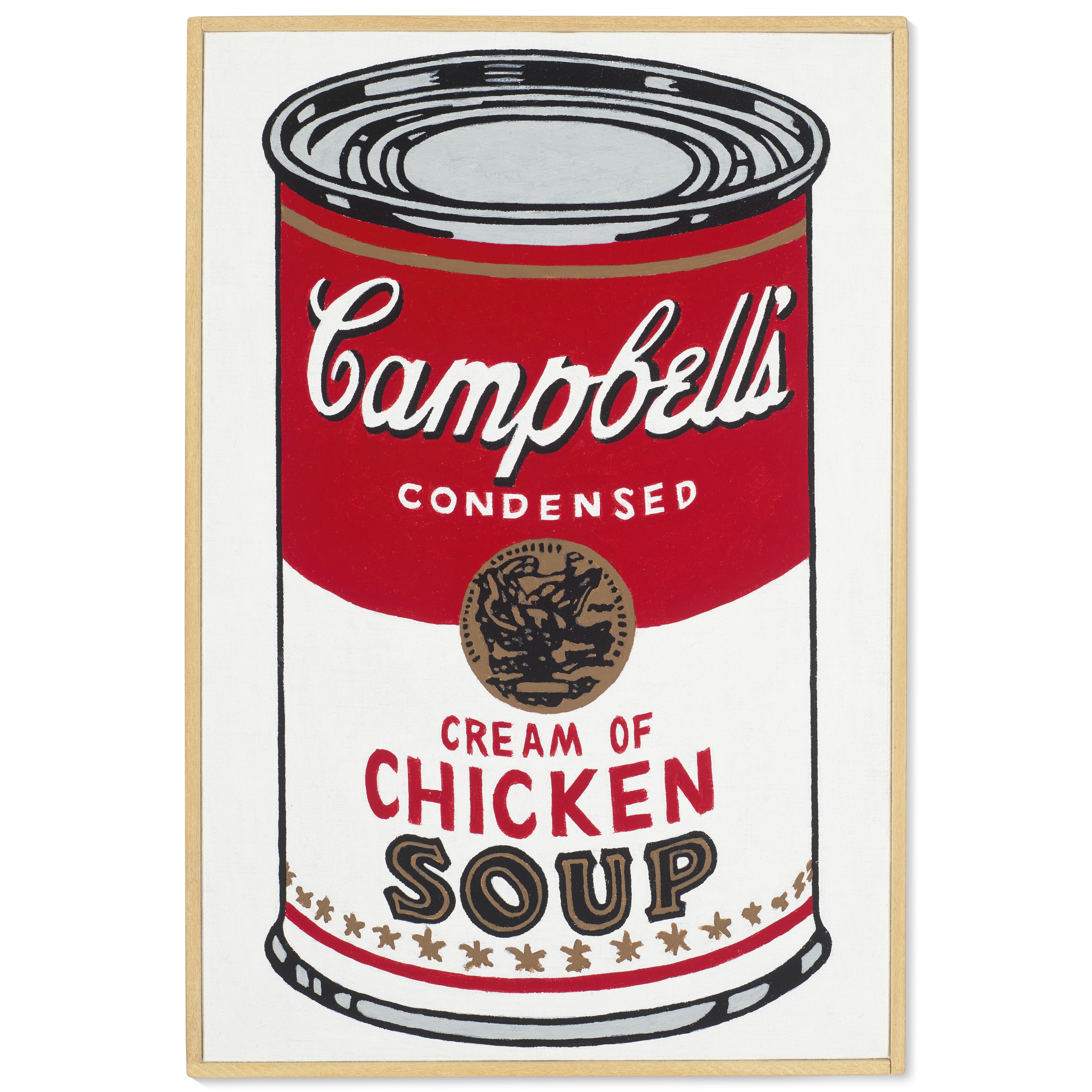 Andy Warhol — Энди Уорхол, "Большая банка супа "Кэмпбелл" с куриным филе", 1964