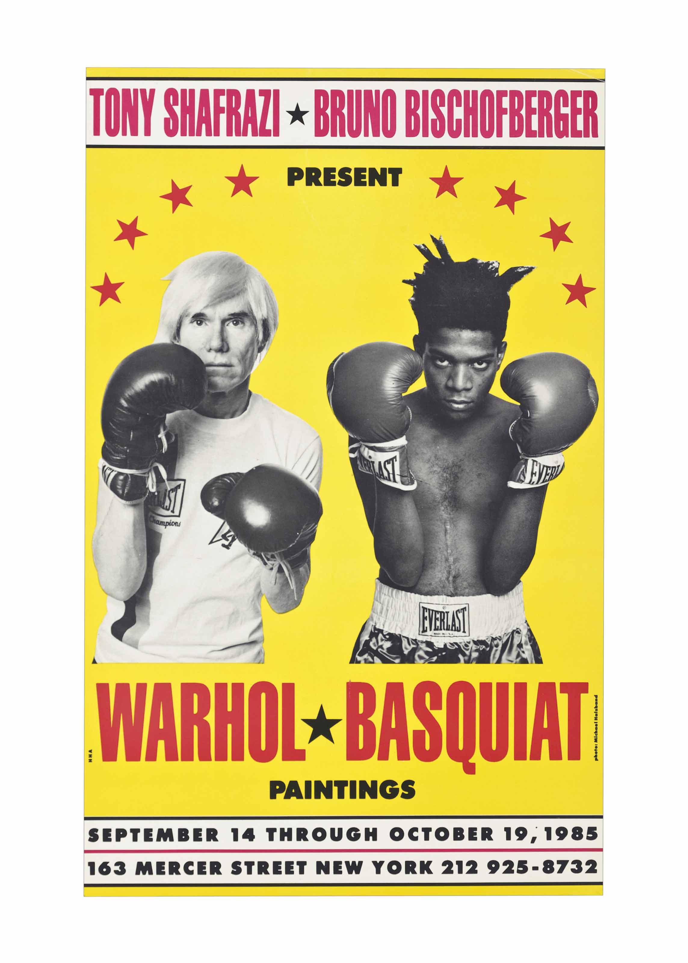 Andy Warhol — Плакат с картинами Уорхола/Баскии