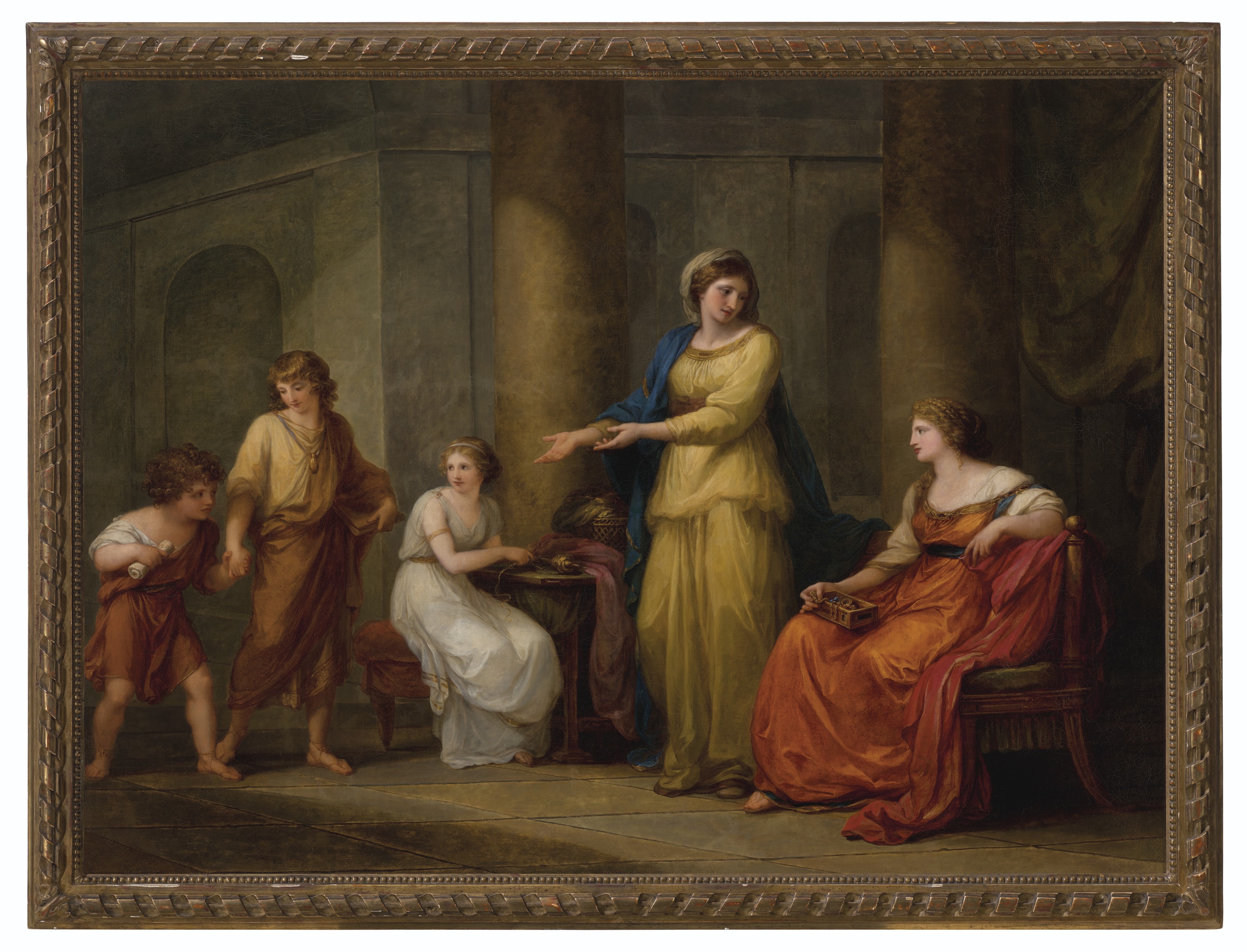 Angelica Kauffmann — Корнелия, мать Гракхов, изображение 2