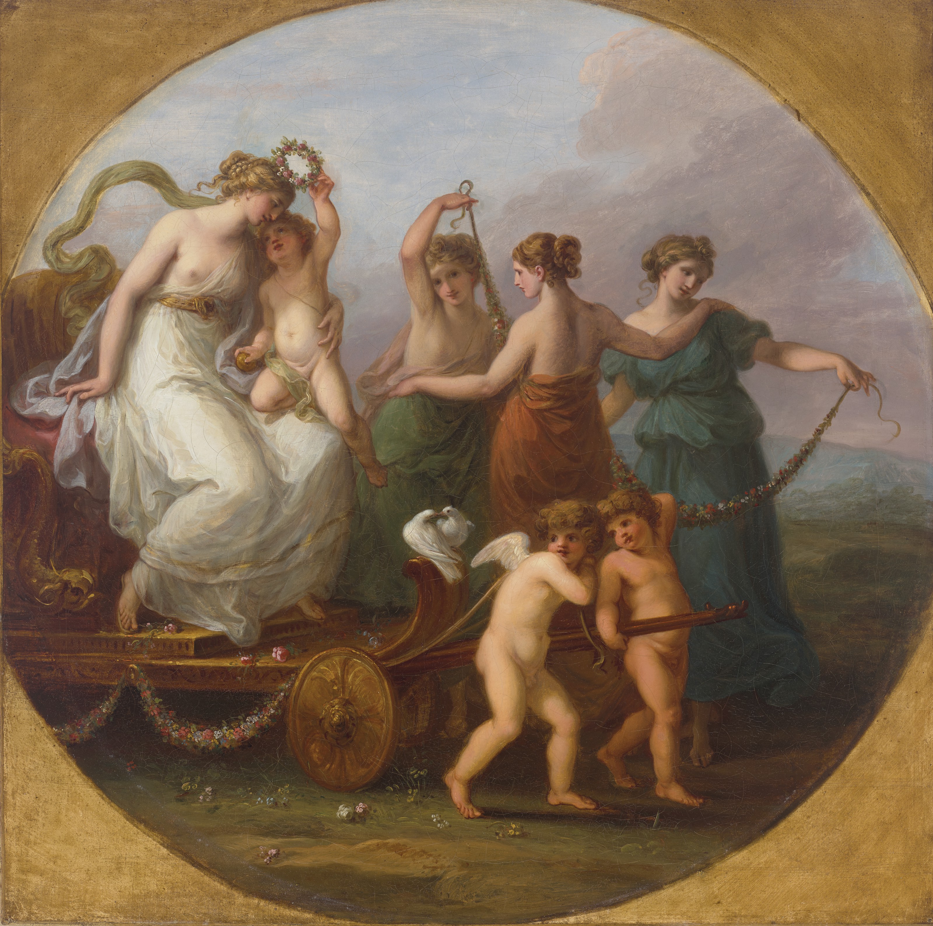 Angelica Kauffmann — Триумф Венеры с тремя грациями, а также Кимона и Ифигении, изображение 2