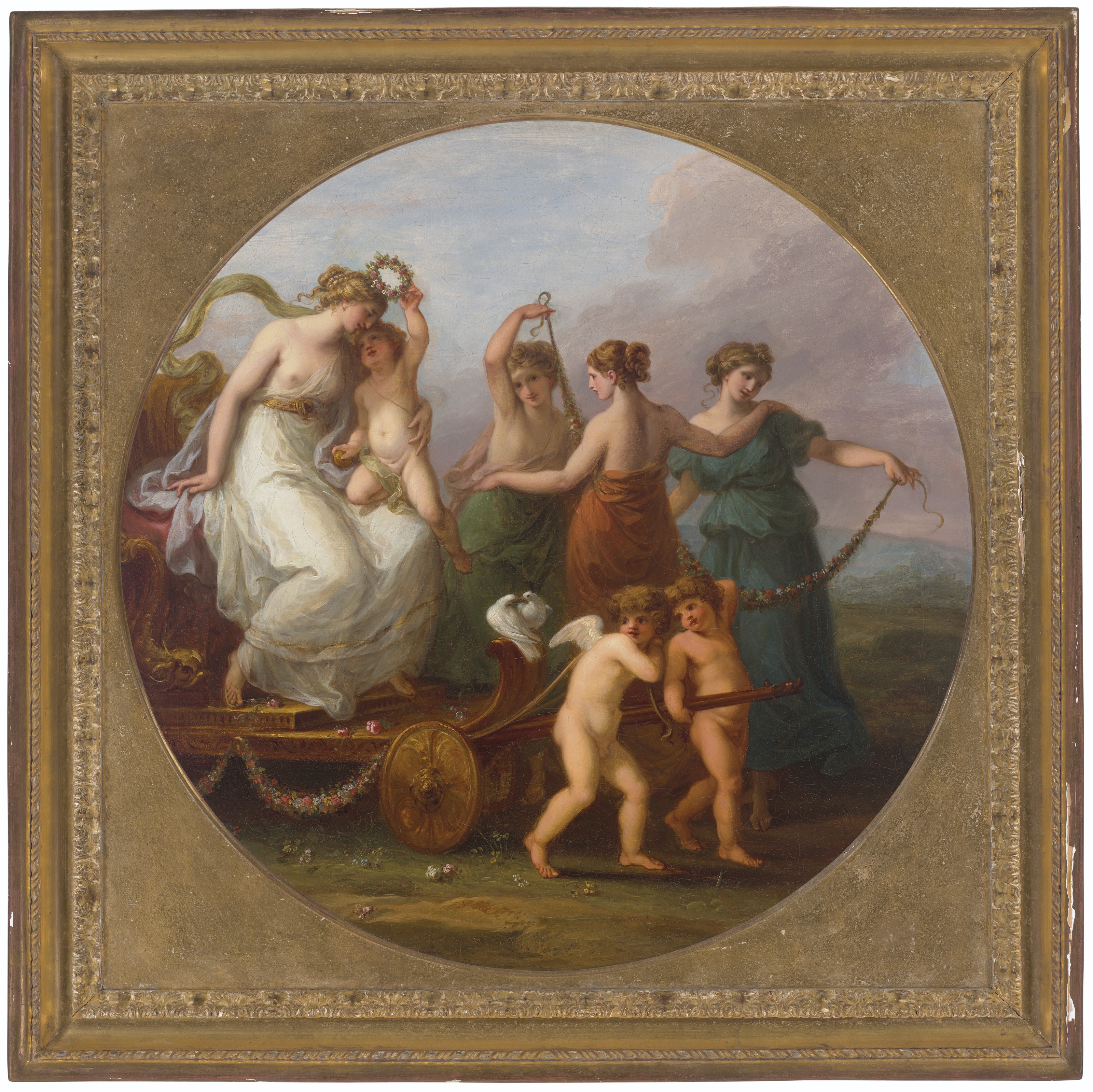 Angelica Kauffmann — Триумф Венеры с тремя грациями, а также Кимона и Ифигении, изображение 4