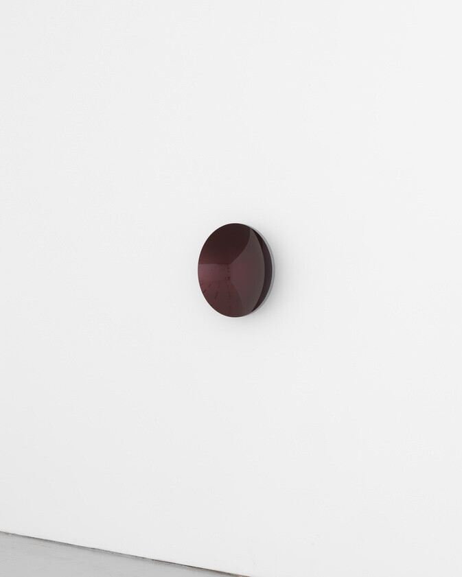 Anish Kapoor — Зеркальное свечение (Коньячное вино на сером фоне), изображение 2