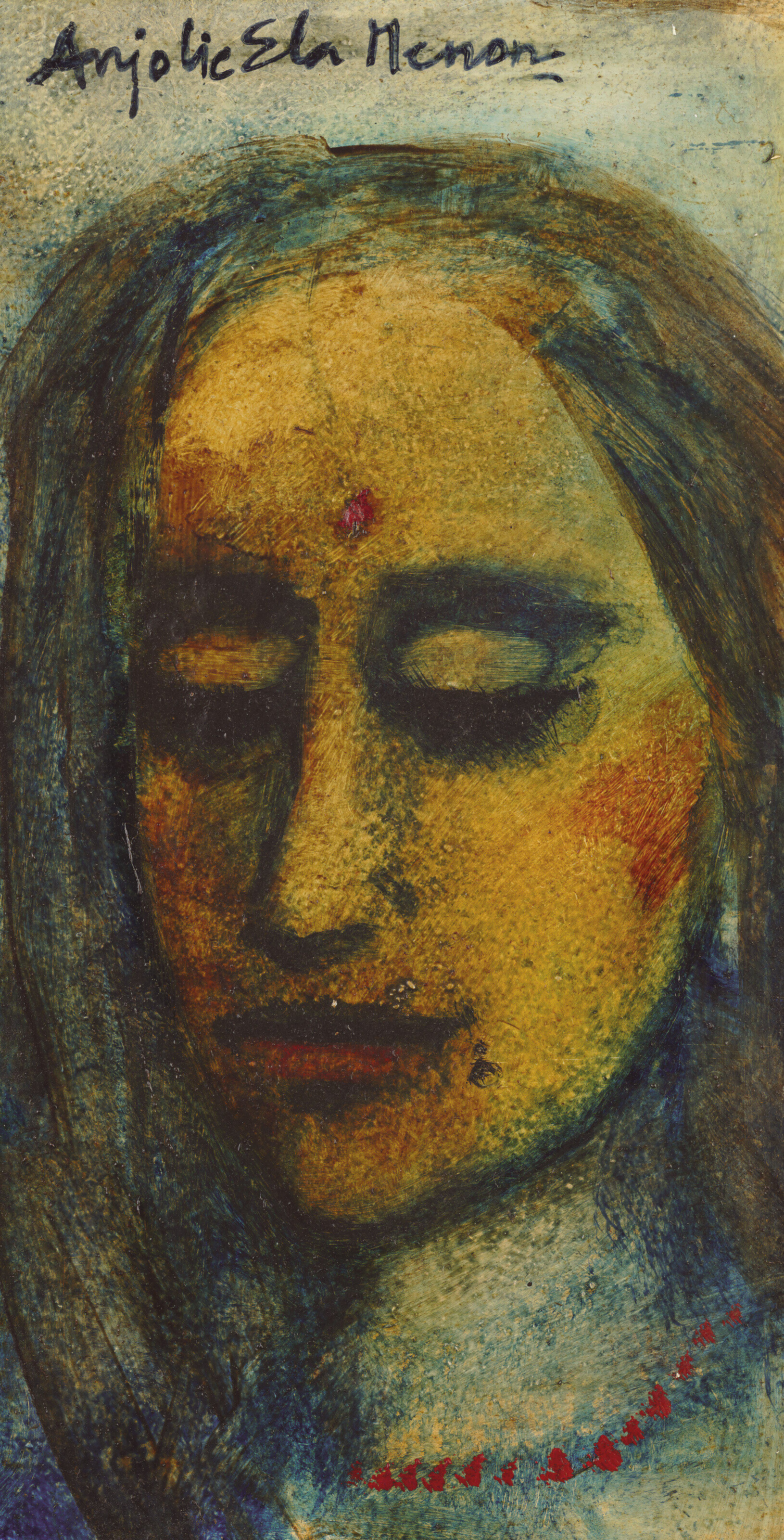 Anjolie Ela Menon — Без названия (Женщина в шали); Без названия (Леди), изображение 2