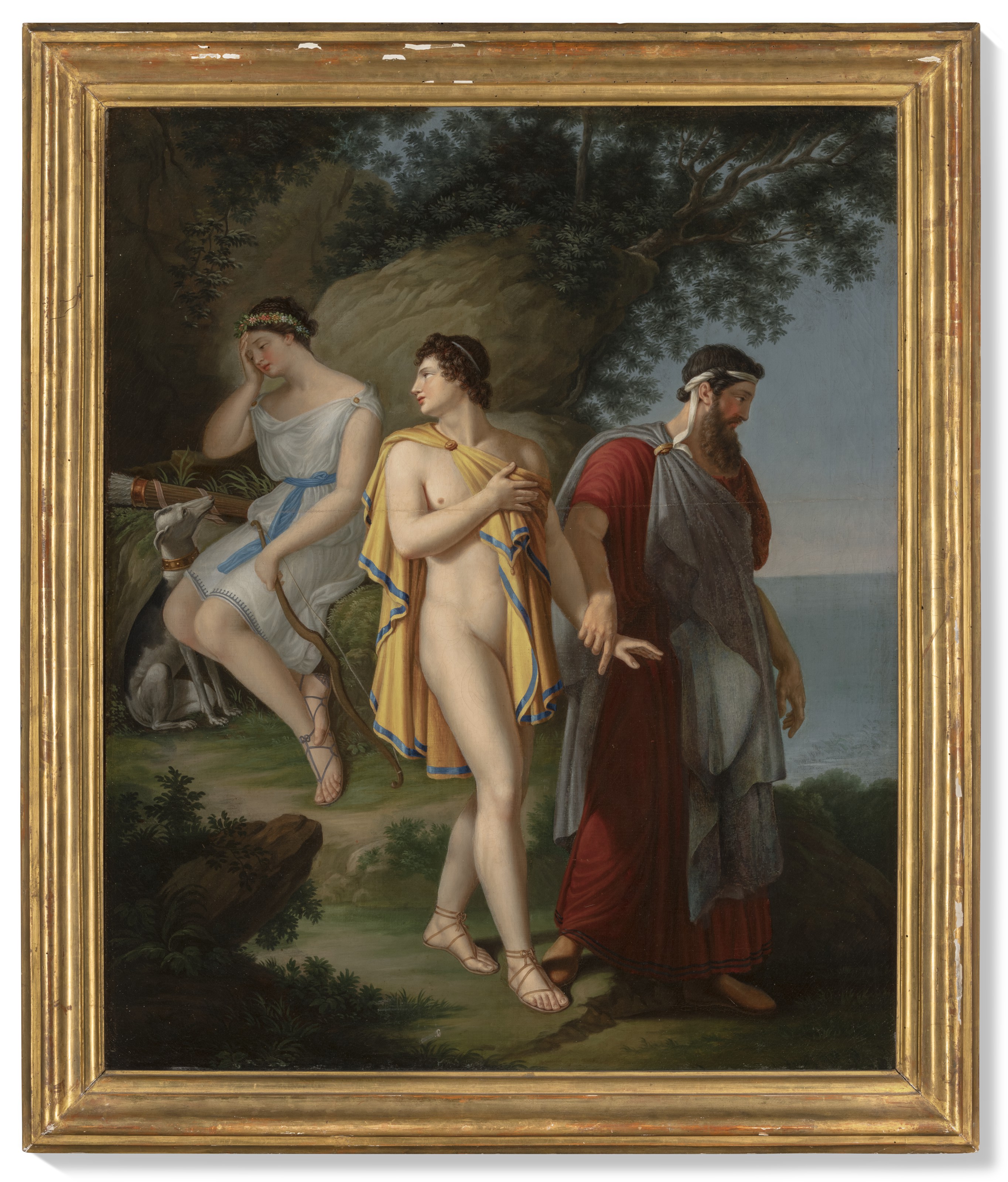 Anne Louis Girodet — Энея уводят от Дидоны после царской охоты