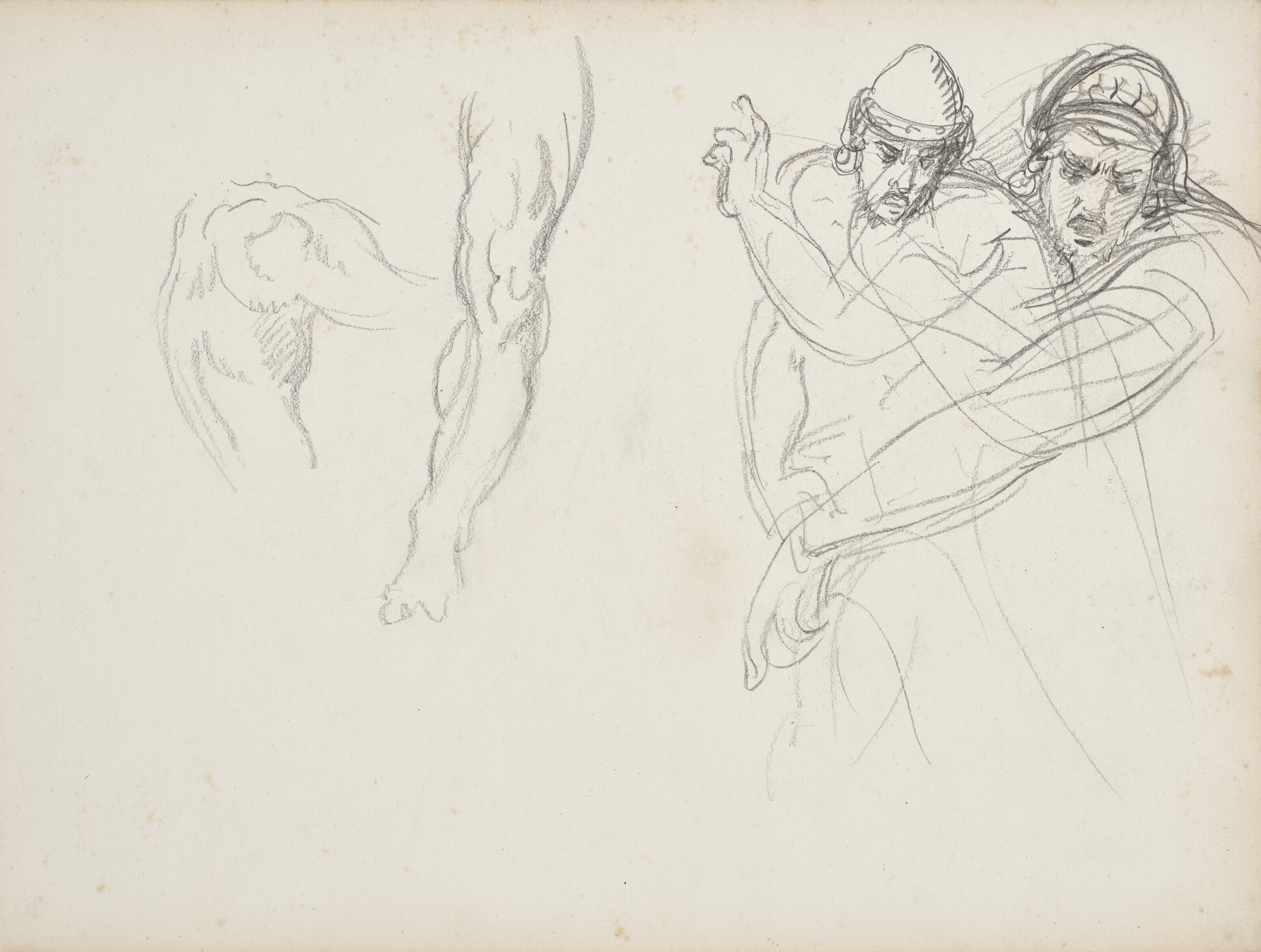 Anne Louis Girodet — Этюд о человеке в шлеме, еще одна реприза наедине