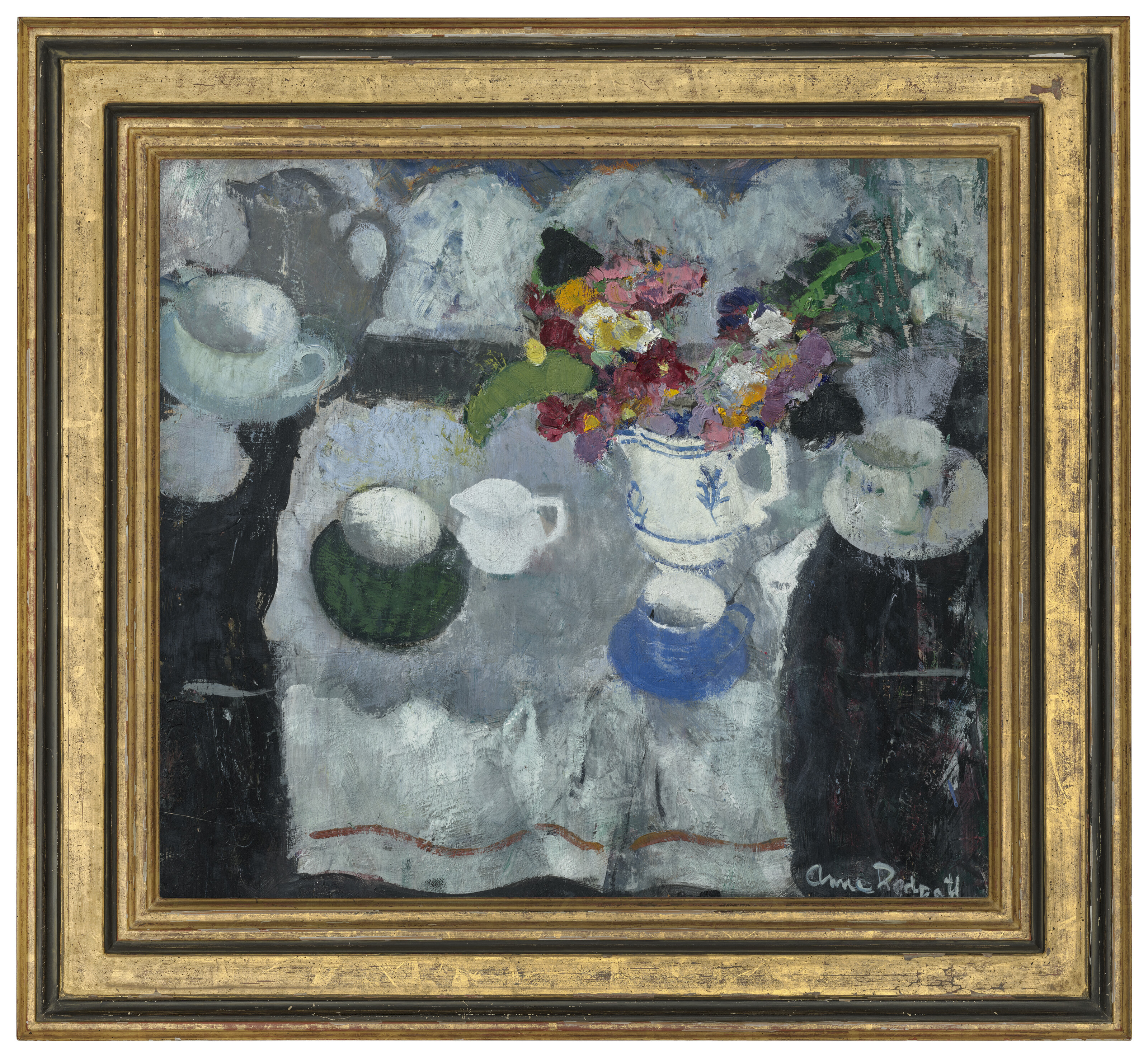 Anne Redpath — Натюрморт с цветами в кувшине, изображение 2