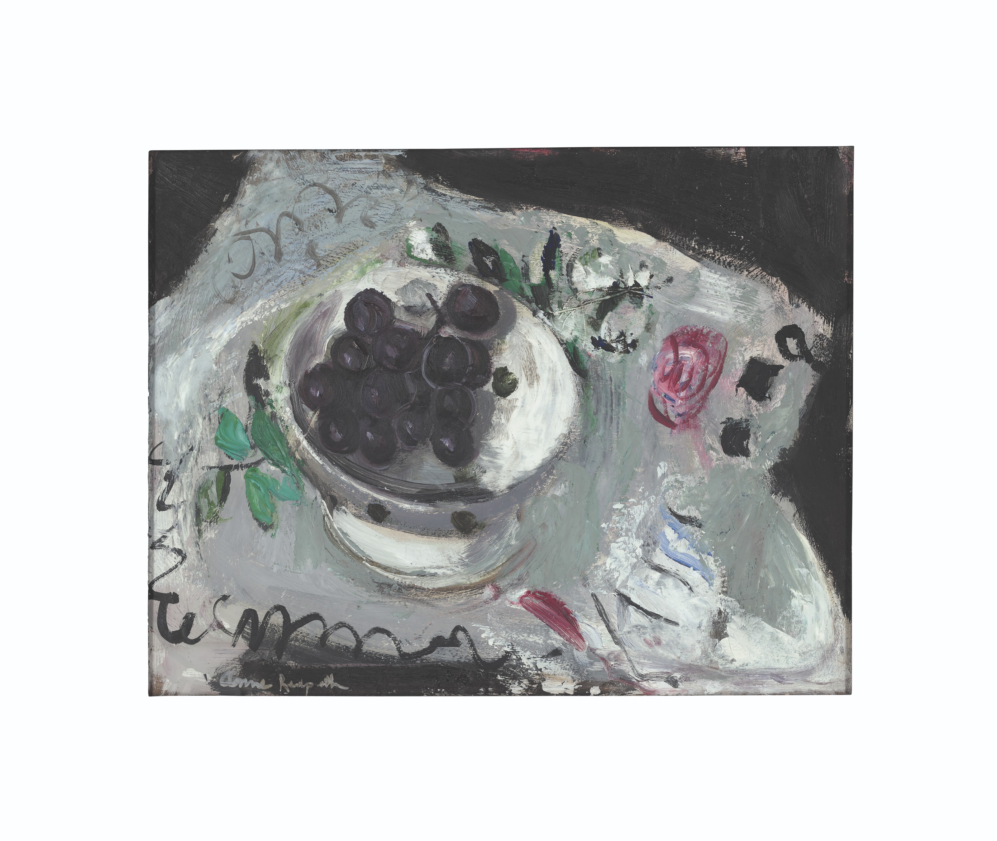 Anne Redpath — Блюдо из винограда, изображение 2