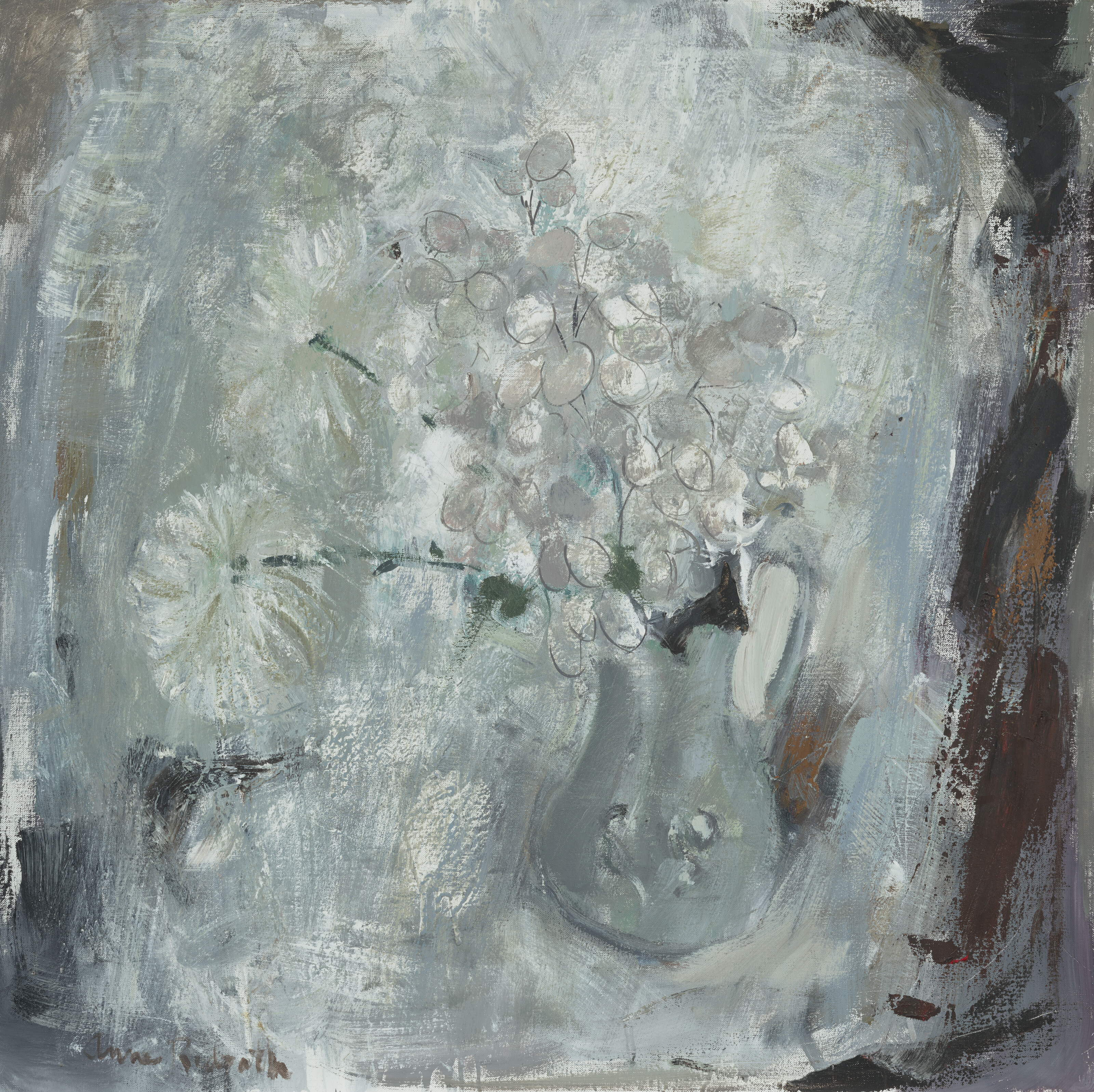 Anne Redpath — Хризантемы и честность