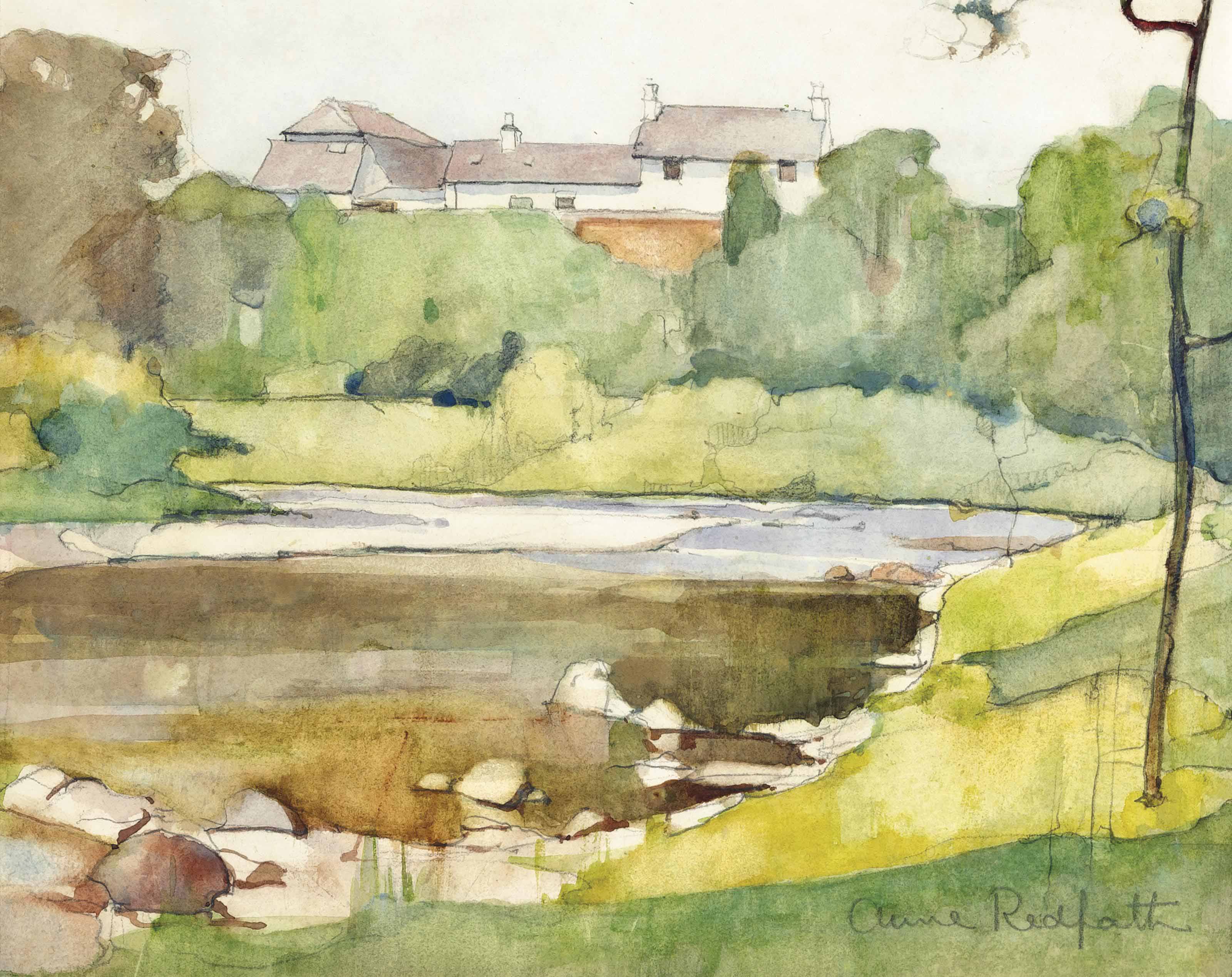 Anne Redpath — Тевиот в Хоуке