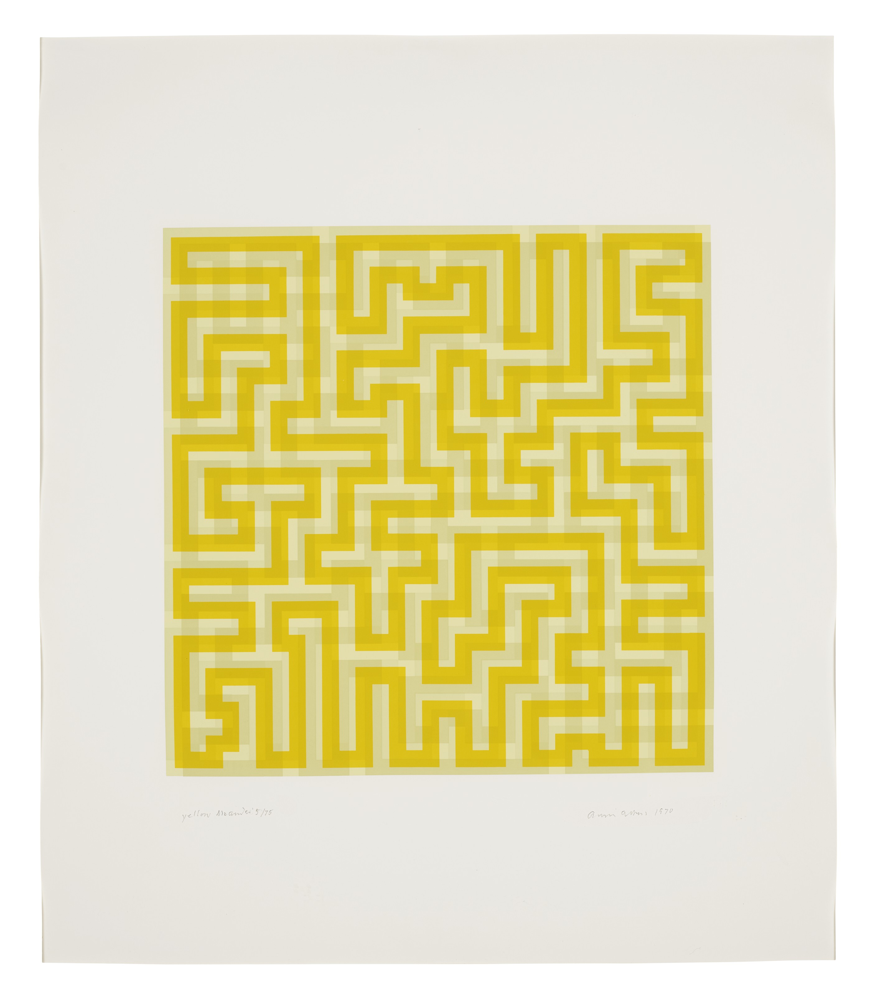 Anni Albers — Желтый Меандр