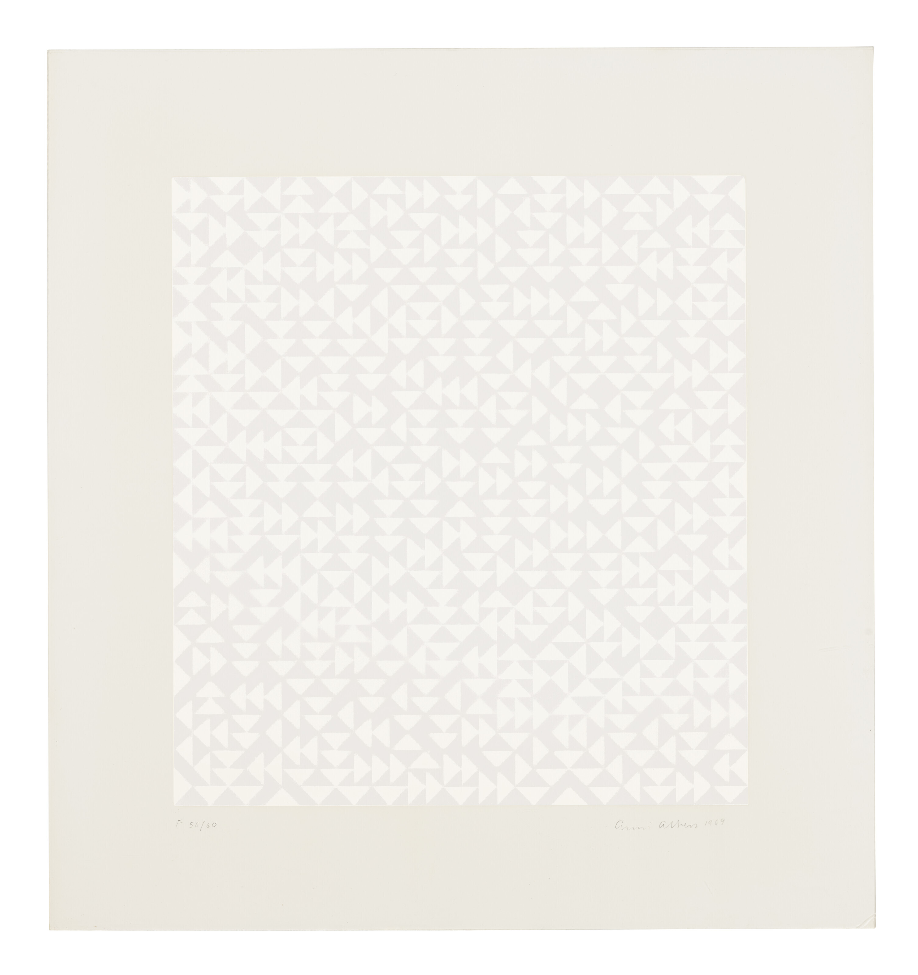 Anni Albers — F, из триадического ряда